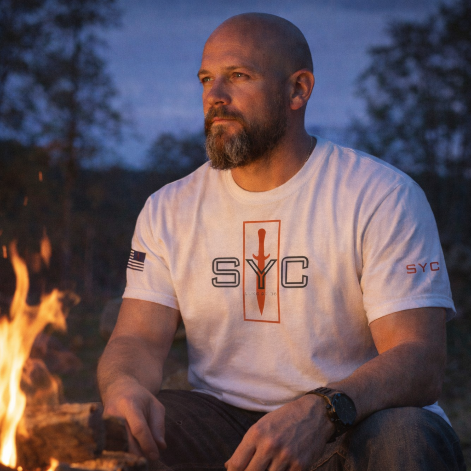 SYC Premium Tee – Everyday Resolve | Christian Men’s Shirt, Faith &amp; Readiness Apparel, 2A Lifestyle Gear