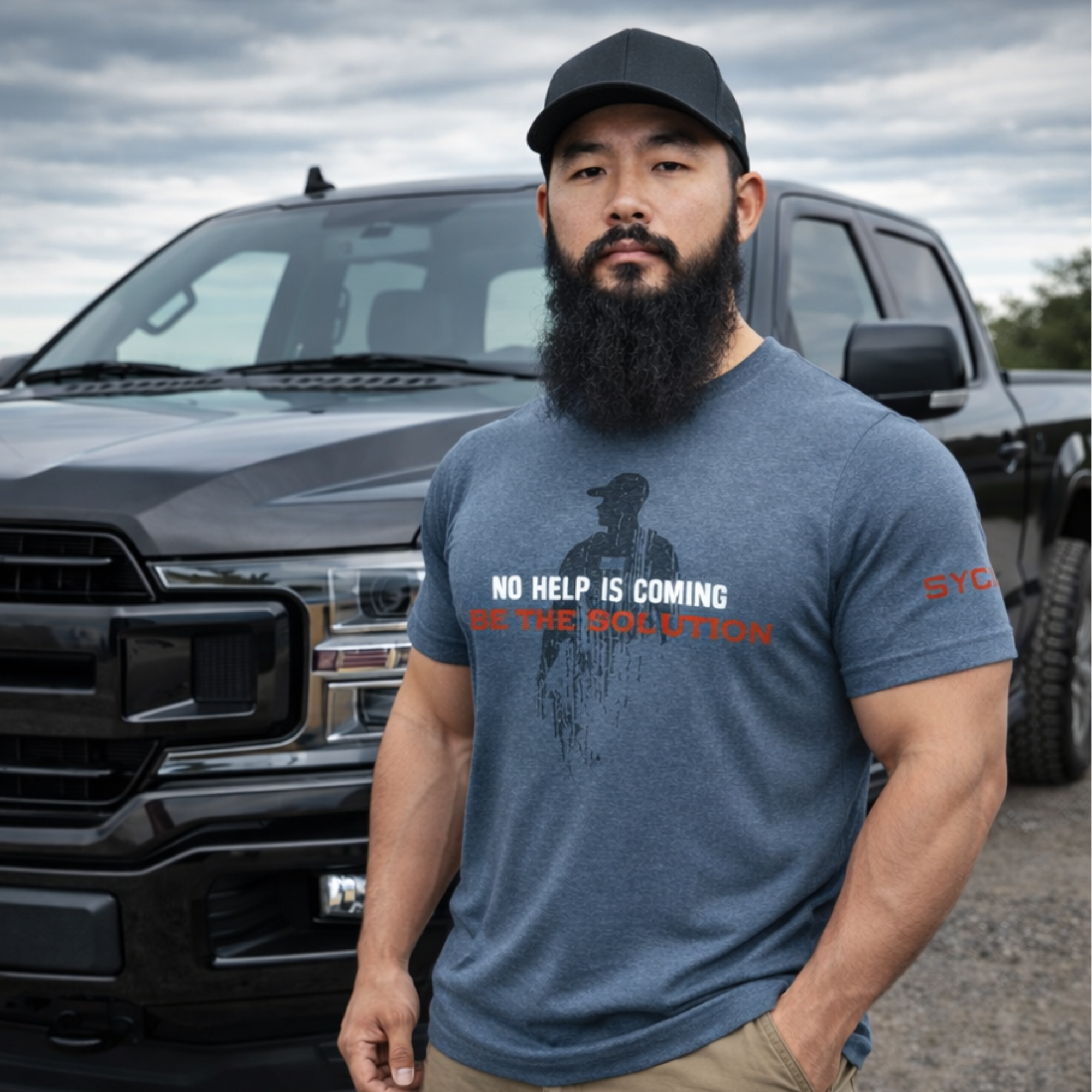 No Help Tee | Be the Solution, 2A Shirt, Christian Menswear, Conviction Tee product thumbnail image