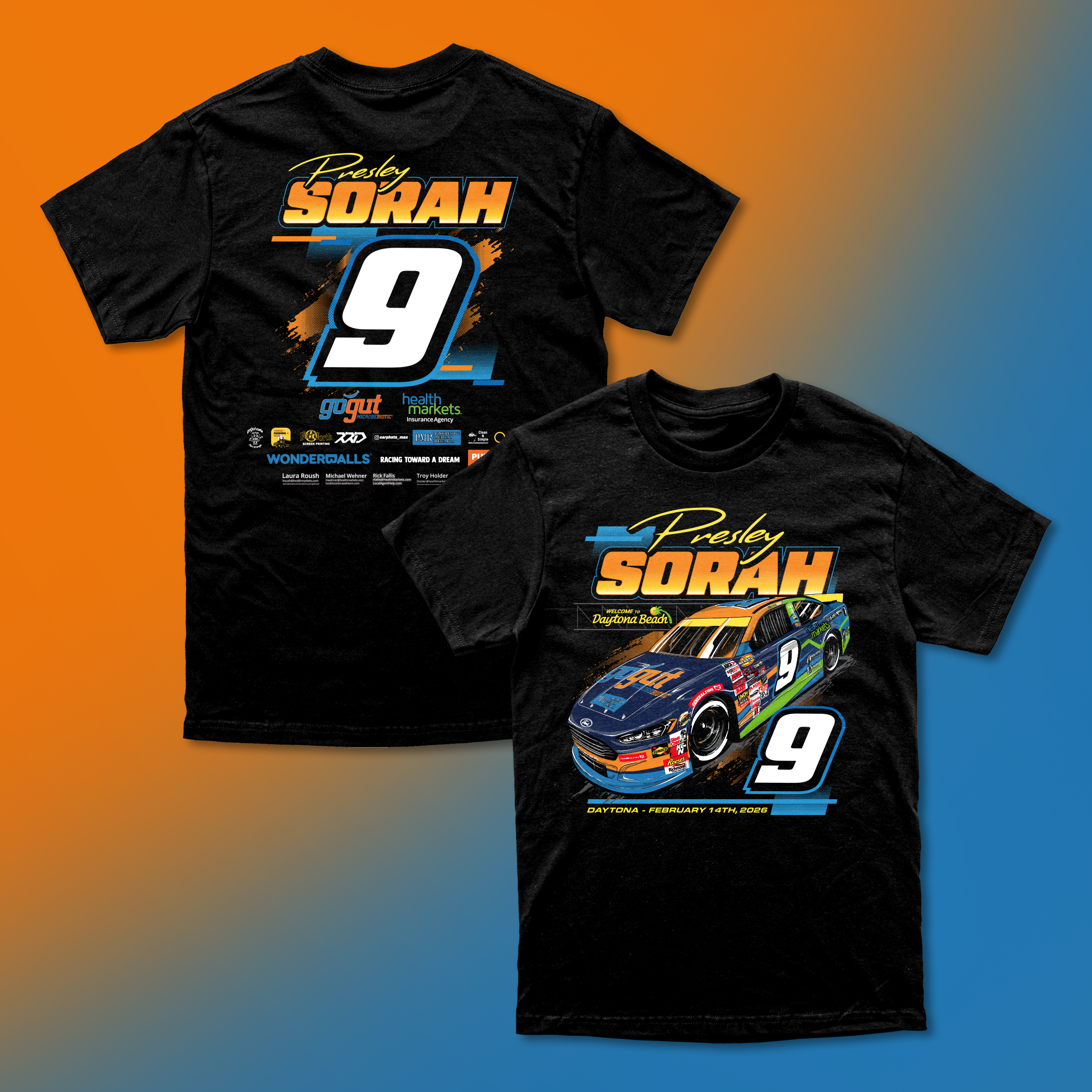 Presley Sorah 2026 Daytona T-Shirt (KIDS) product thumbnail image