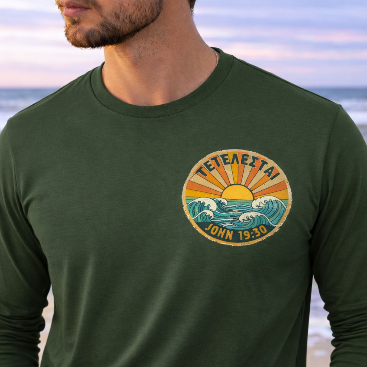 'ΤΕΤΕΛΕΣΤΑΙ' Long Sleeve Tee product thumbnail image