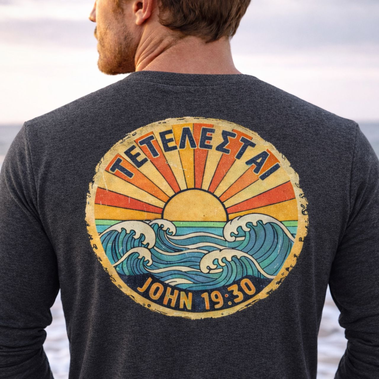 'ΤΕΤΕΛΕΣΤΑΙ' Long Sleeve Tee product thumbnail image 'ΤΕΤΕΛΕΣΤΑΙ' Long Sleeve Tee product thumbnail image