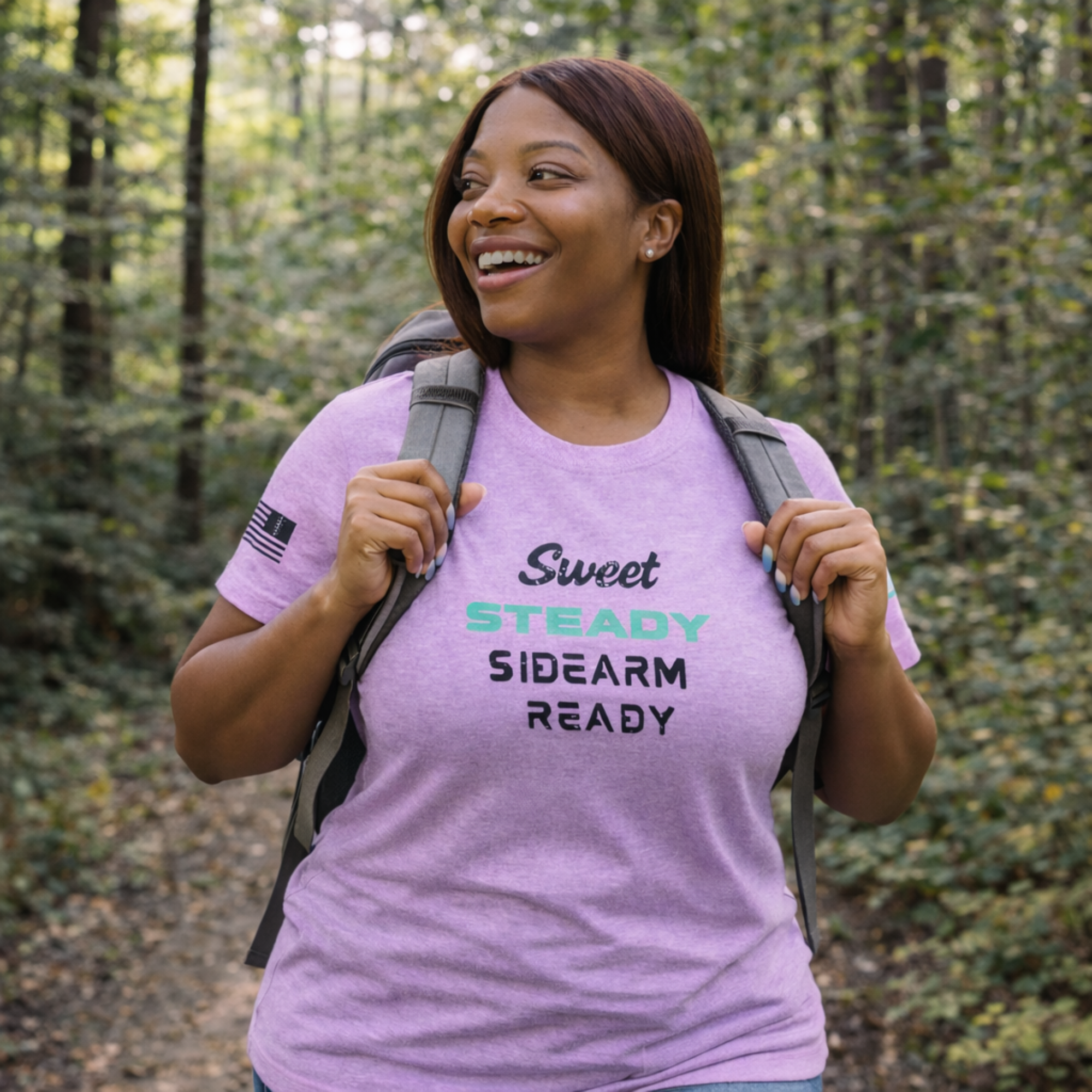 Women's Sweet & Steady Tee | Women's 2A, Christian Women, Christian Moms, Women's EDC product thumbnail image Women's Sweet & Steady Tee | Women's 2A, Christian Women, Christian Moms, Women's EDC product thumbnail image