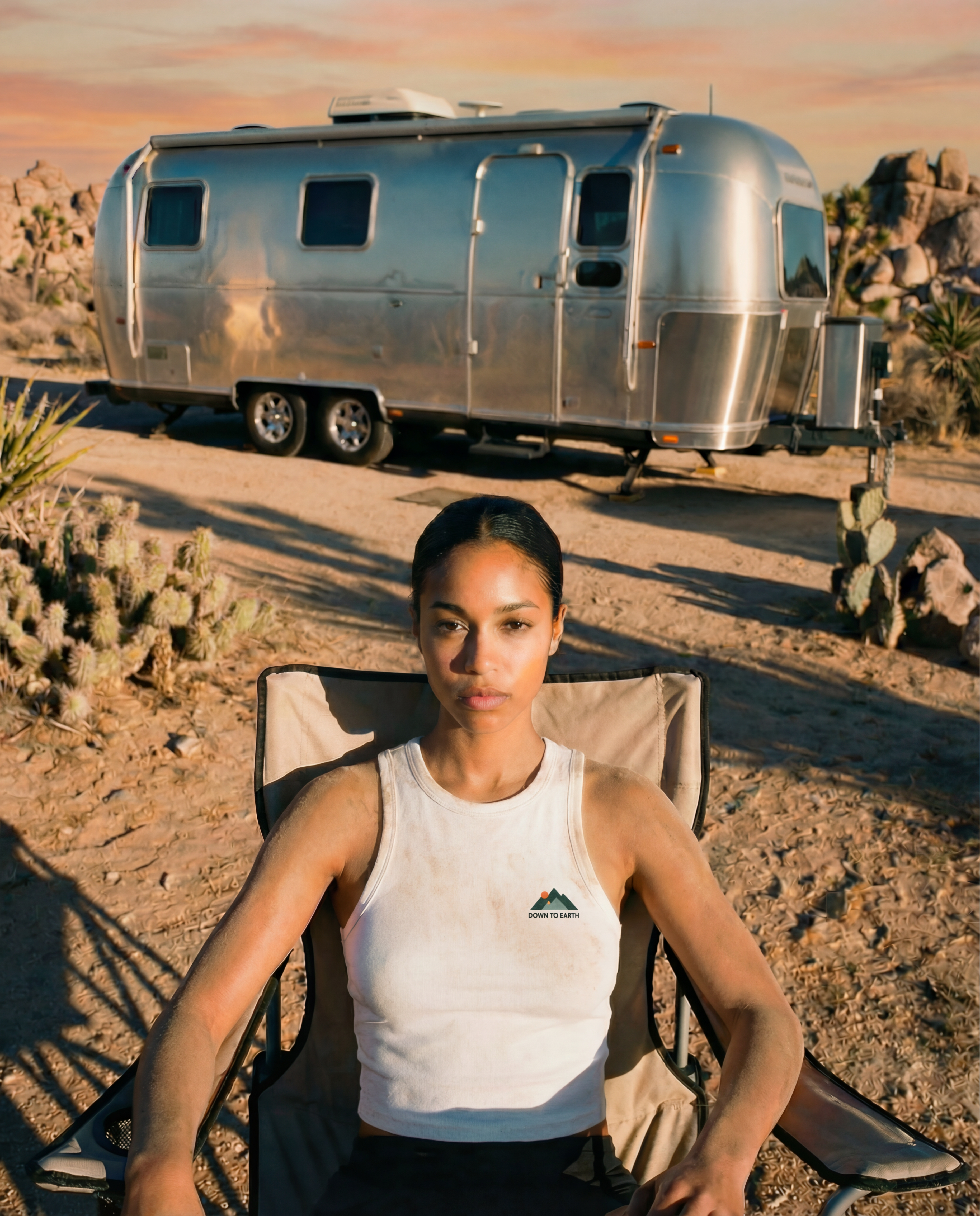 Down to Earth Hiking Club Women's Mountain Racer Tank product thumbnail image