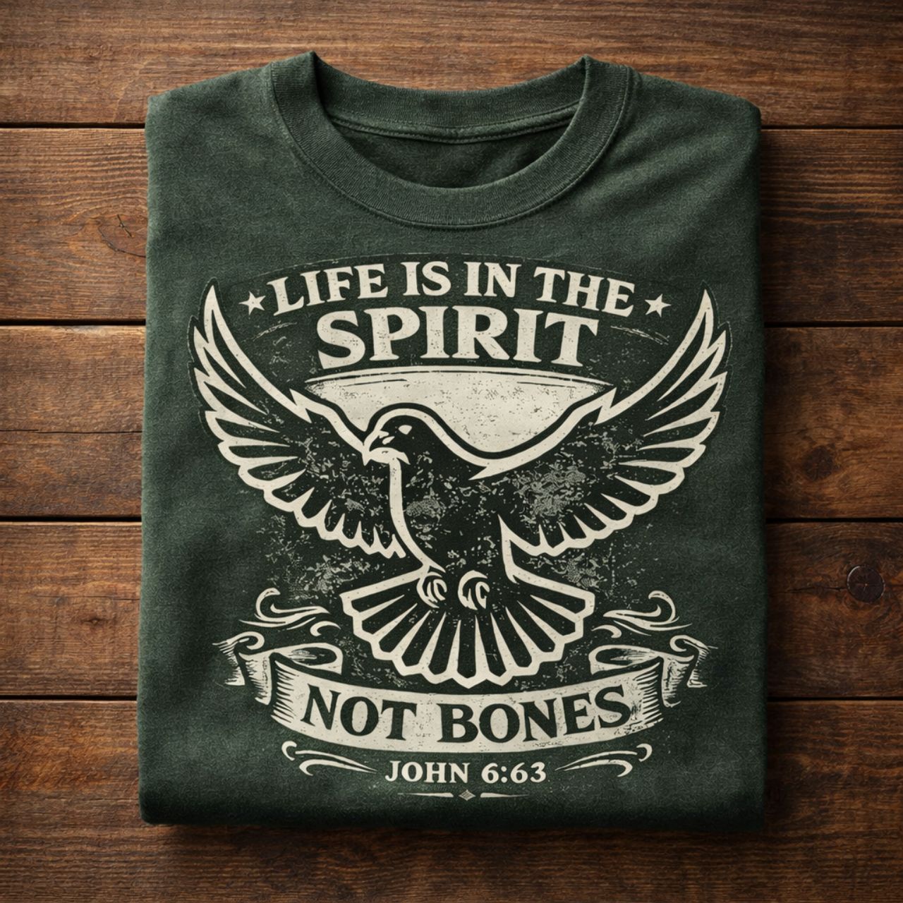 'Life Is In The Spirit' Long Sleeve Shirt product thumbnail image 'Life Is In The Spirit' Long Sleeve Shirt product thumbnail image