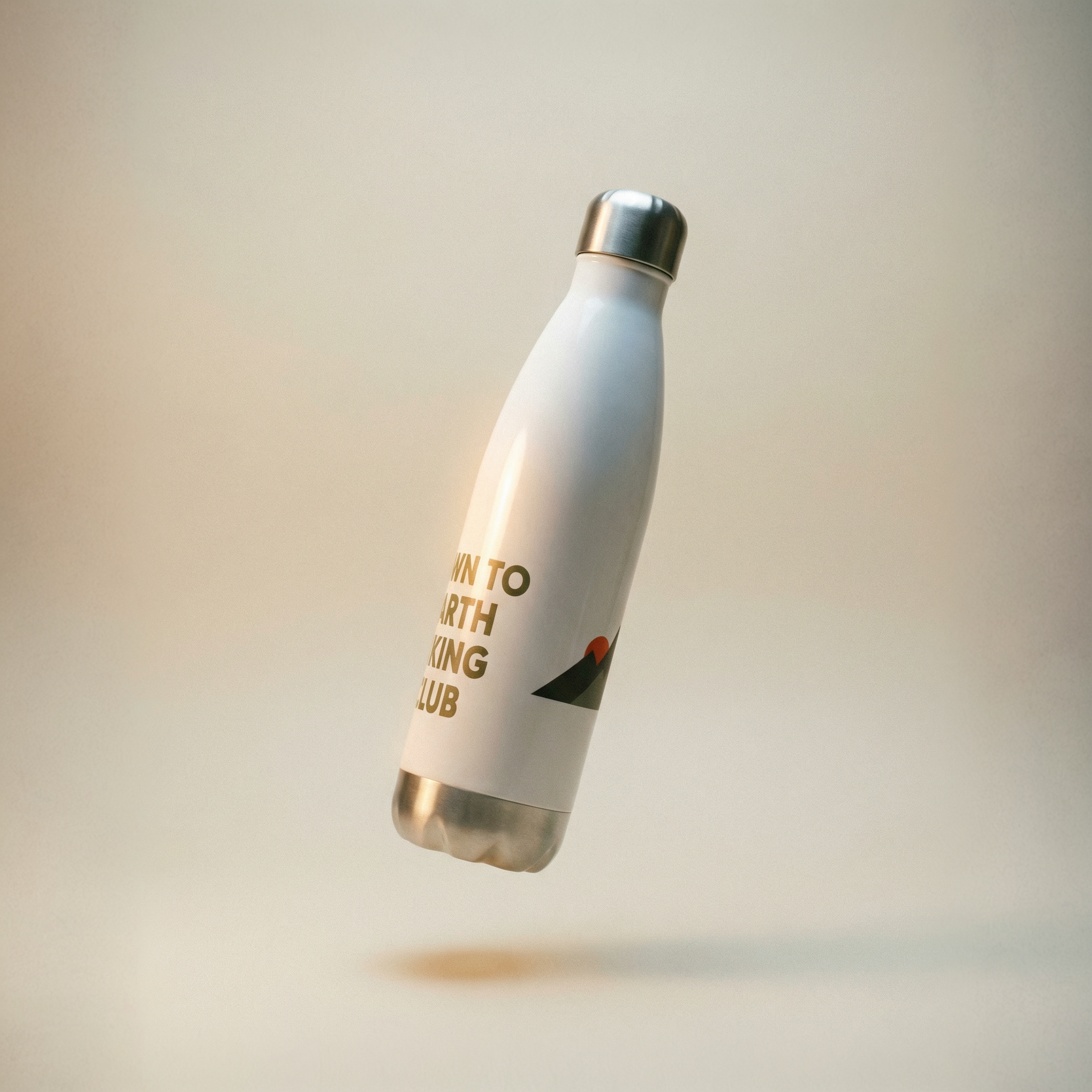 DTE Hike Club Insulated Water Bottle — Mountain Sunset Design (20oz)