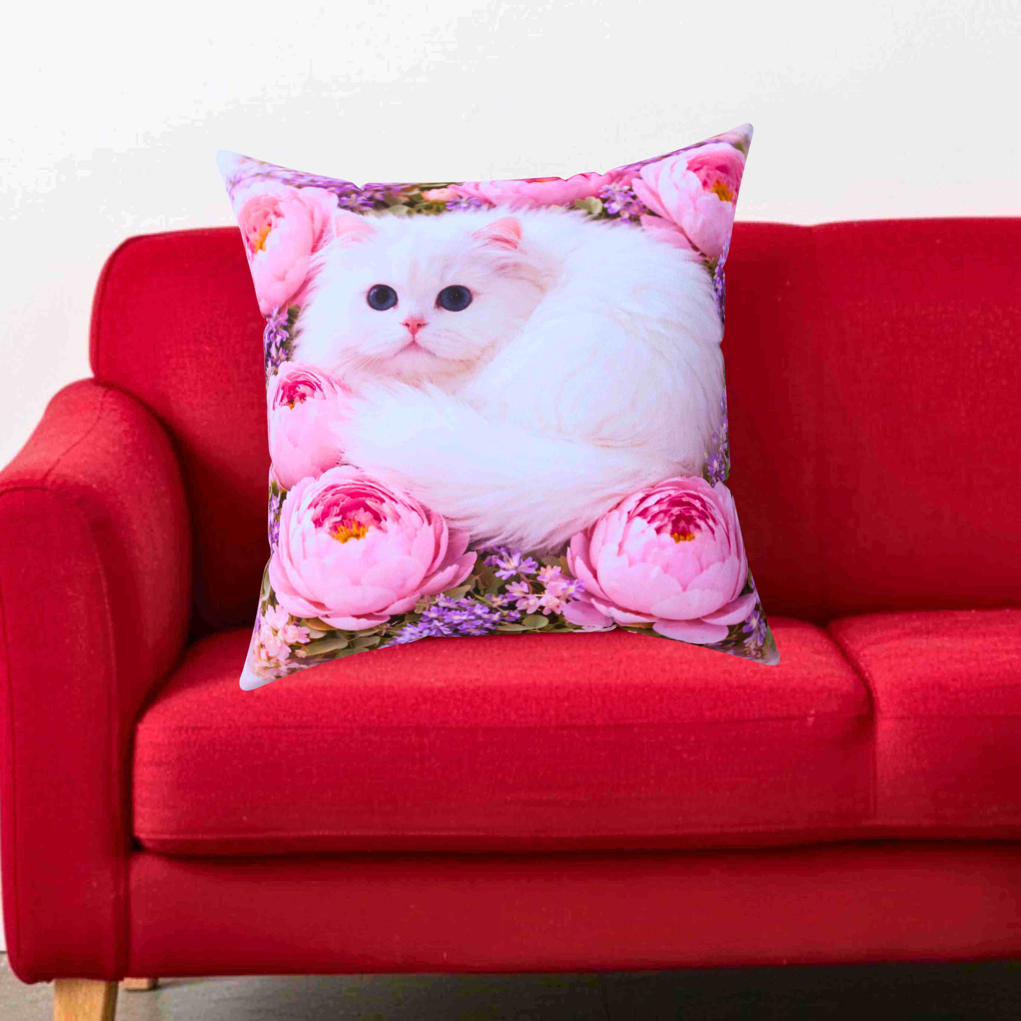 Cat Decorations for Home | Cute Cat Couch Cushion | Cat Pillows product thumbnail image Cat Decorations for Home | Cute Cat Couch Cushion | Cat Pillows product thumbnail image