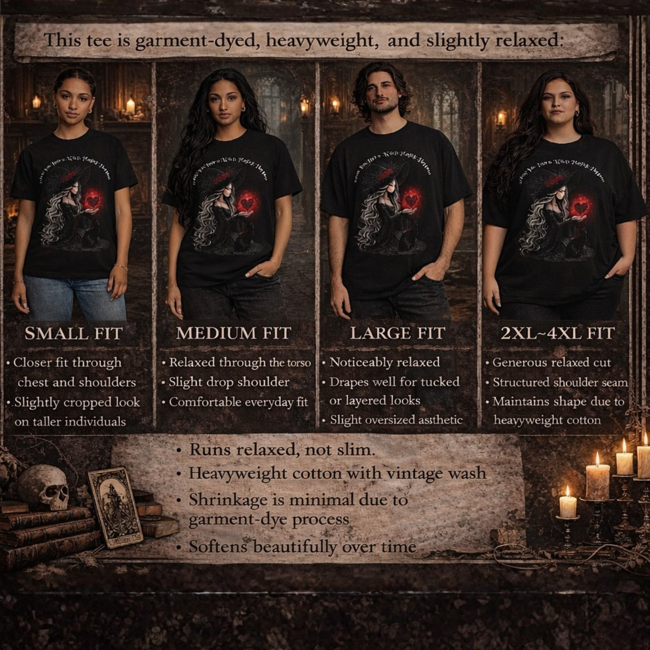 When You Love a Witch, Magick Happens | Comfort Colors Witchy Shirt product thumbnail image