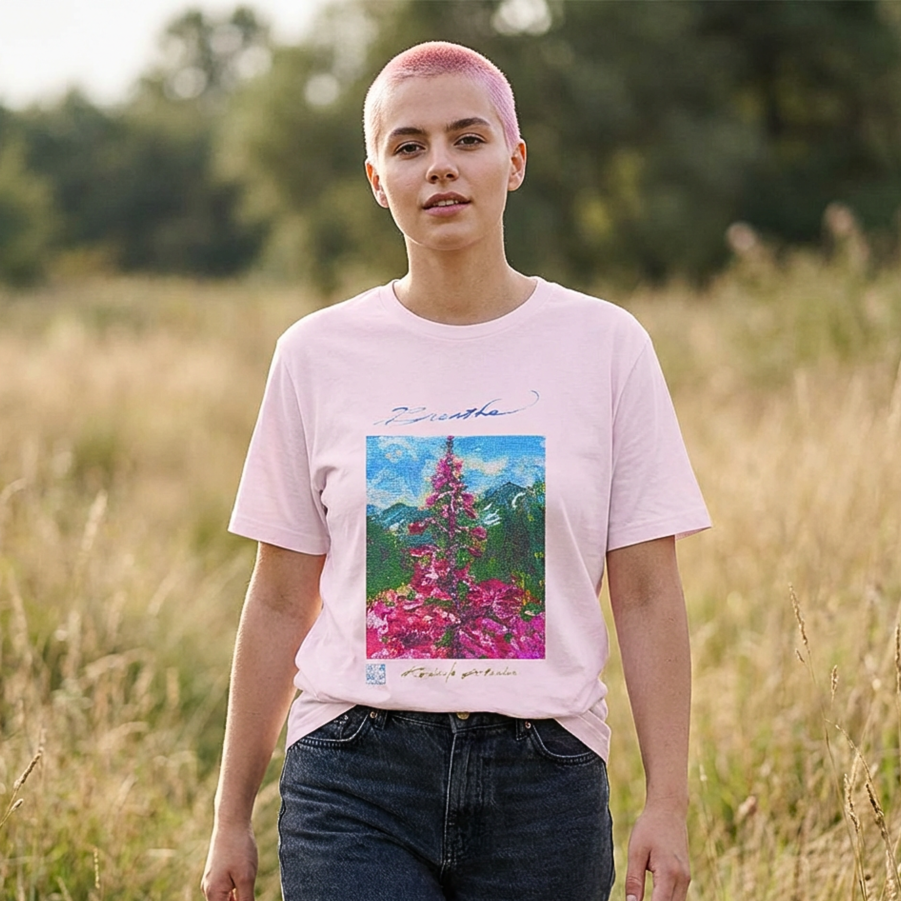 Breathe Kodiak Alaska - Oversized Drop-shoulder Boxy Tee 100% Airlume cotton product thumbnail image