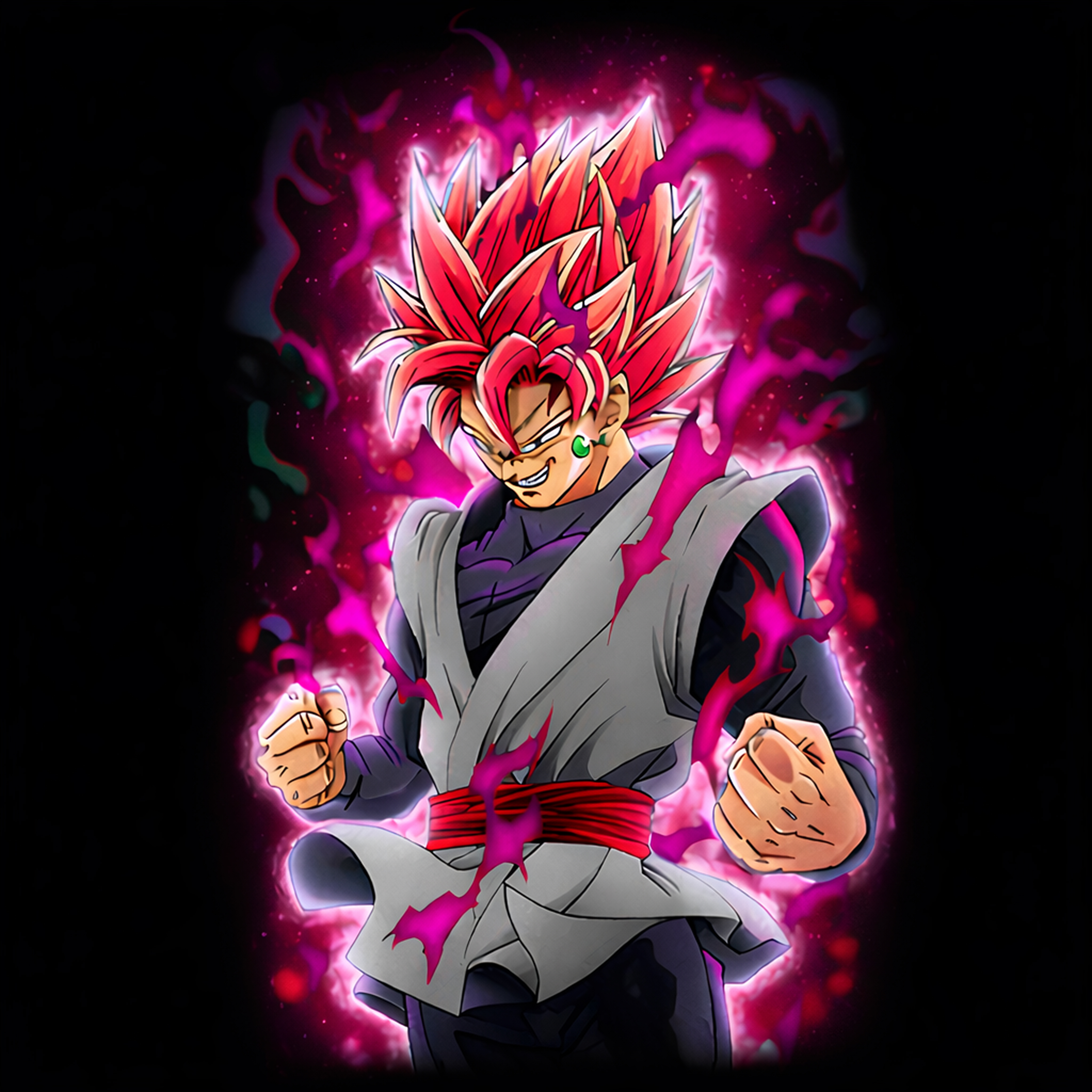 Dragon Fighter Tee — "Danny 2 Cold" Anime Powerback Graphic T‑Shirt product thumbnail image