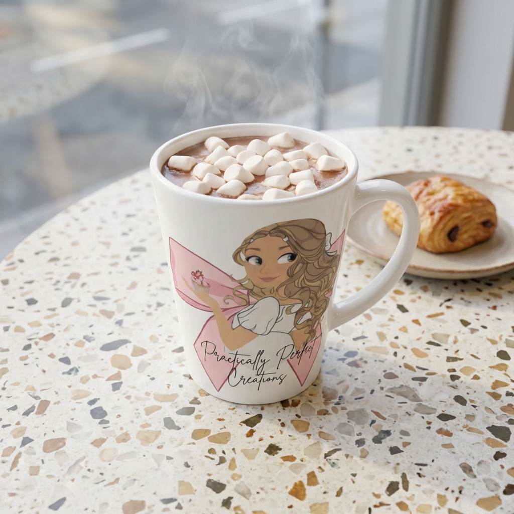 Latte Mug — Practically Perfect Creations-Coffee Cup