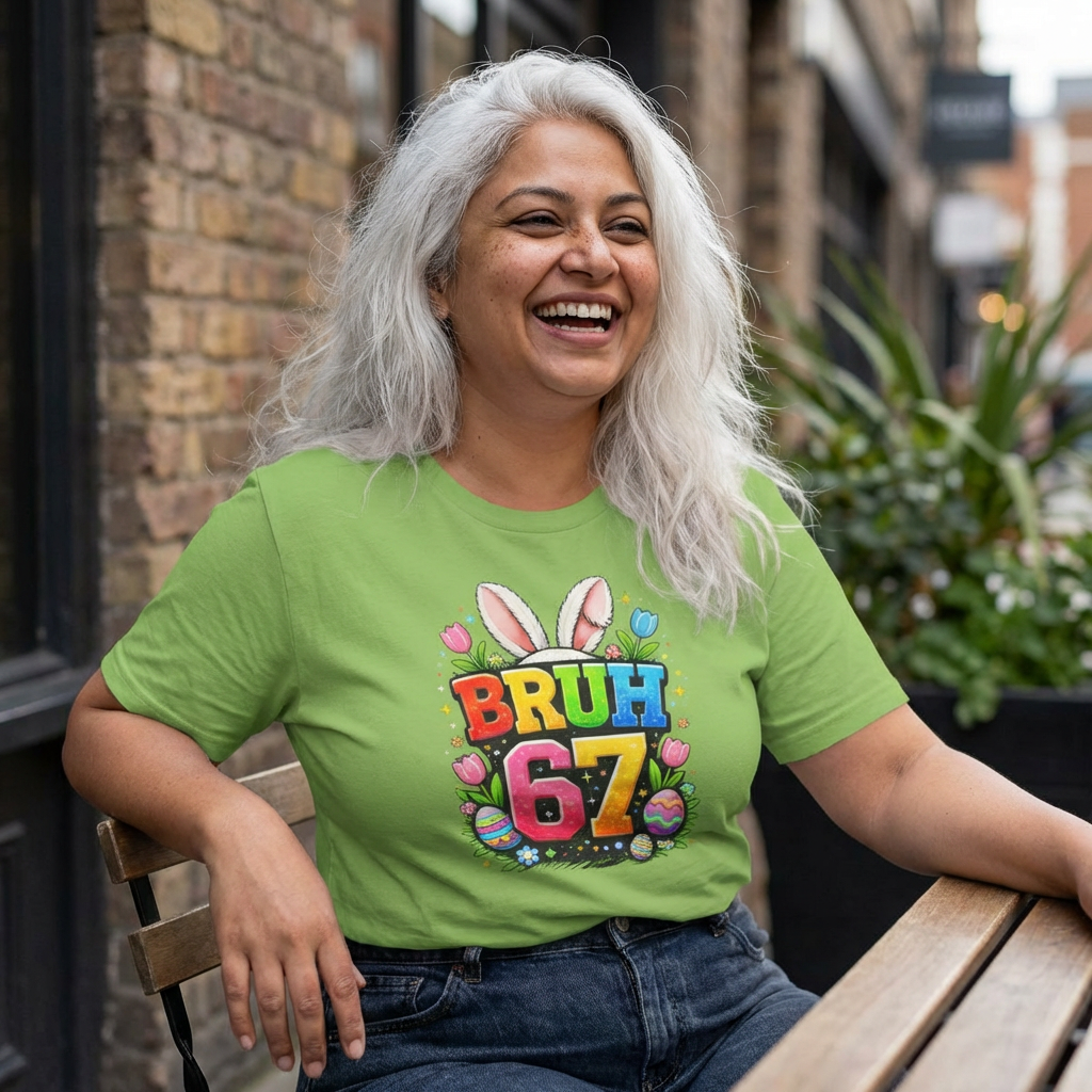 Bruh 67 Easter T-Shirt — Funny Bunny Birthday Tee for Age 67 product thumbnail image Bruh 67 Easter T-Shirt — Funny Bunny Birthday Tee for Age 67 product thumbnail image