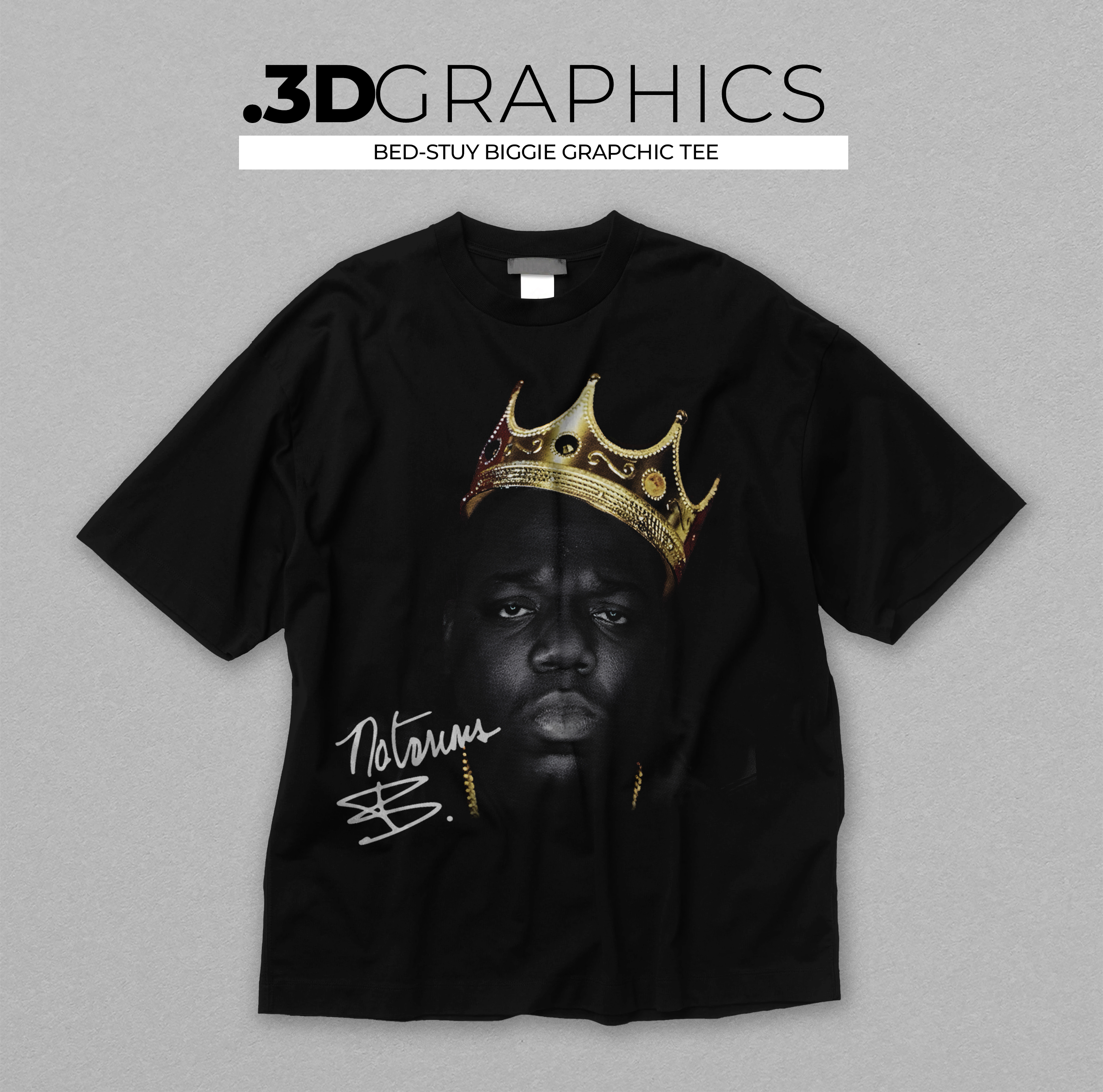 Bed - Stuy B.I.G. Portrait Graphic Tee product thumbnail image Bed - Stuy B.I.G. Portrait Graphic Tee product thumbnail image