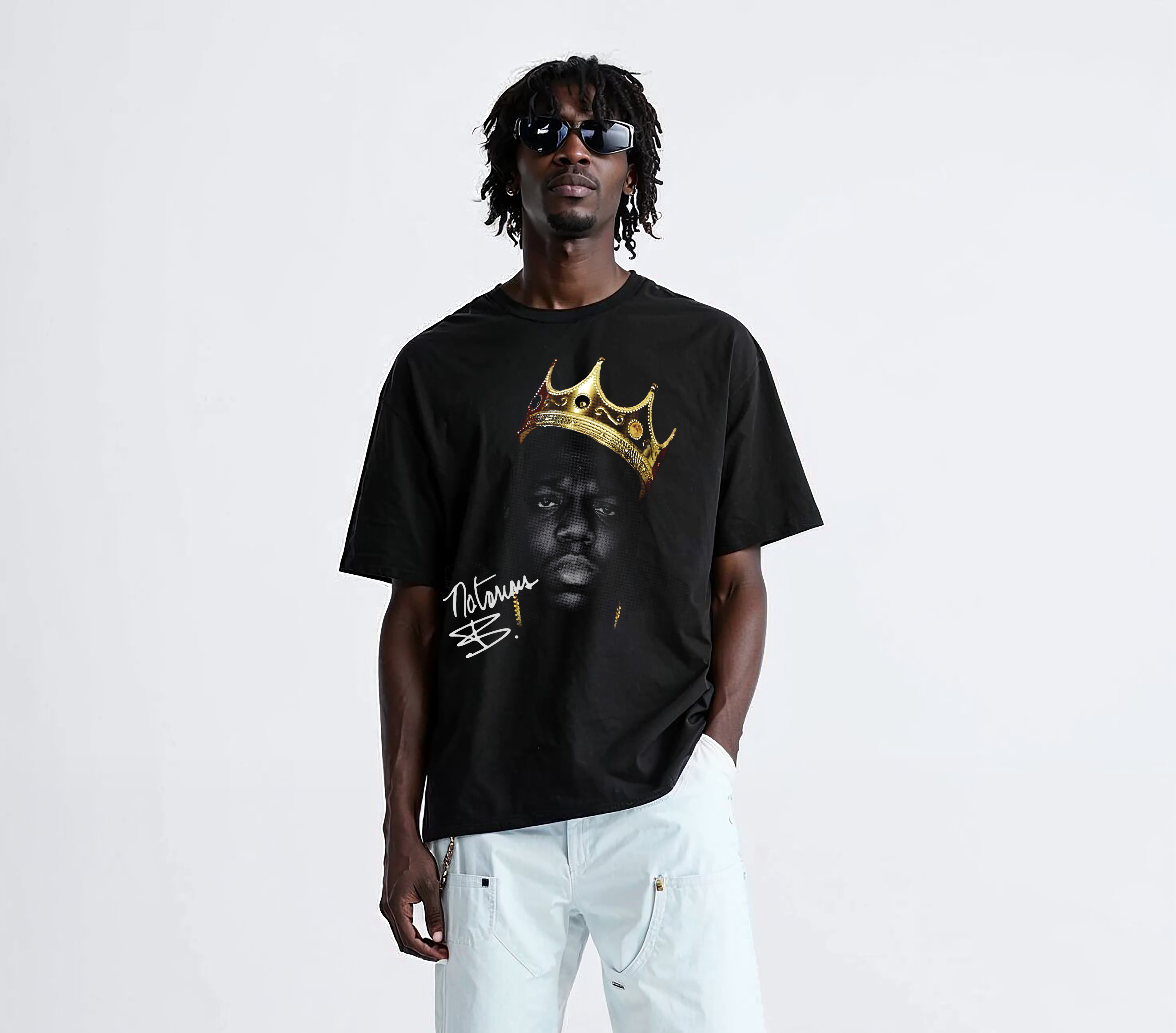 Bed - Stuy B.I.G.  Portrait Graphic Tee product thumbnail image