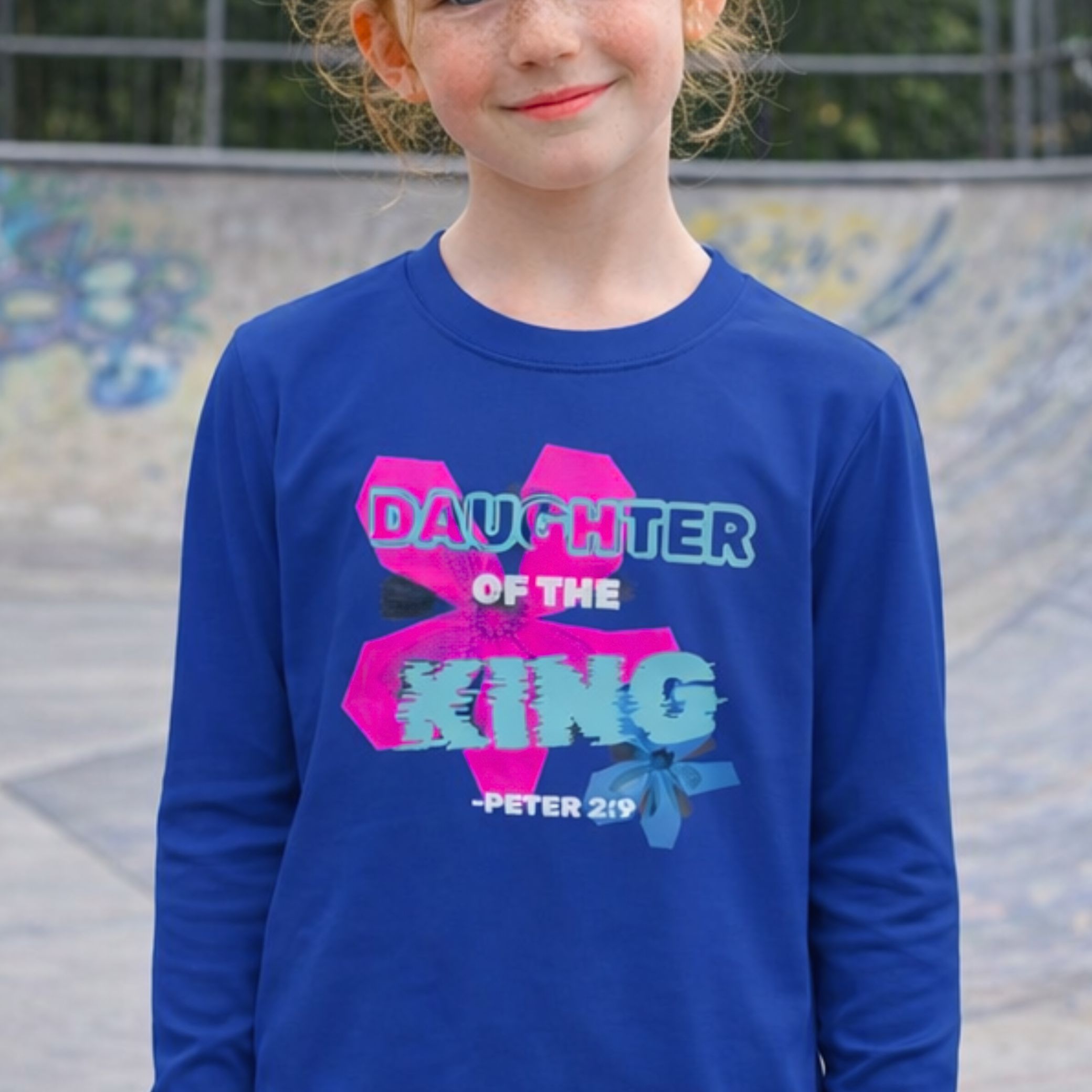 'Daughter Of The King' Youth Long Sleeve product thumbnail image 'Daughter Of The King' Youth Long Sleeve product thumbnail image