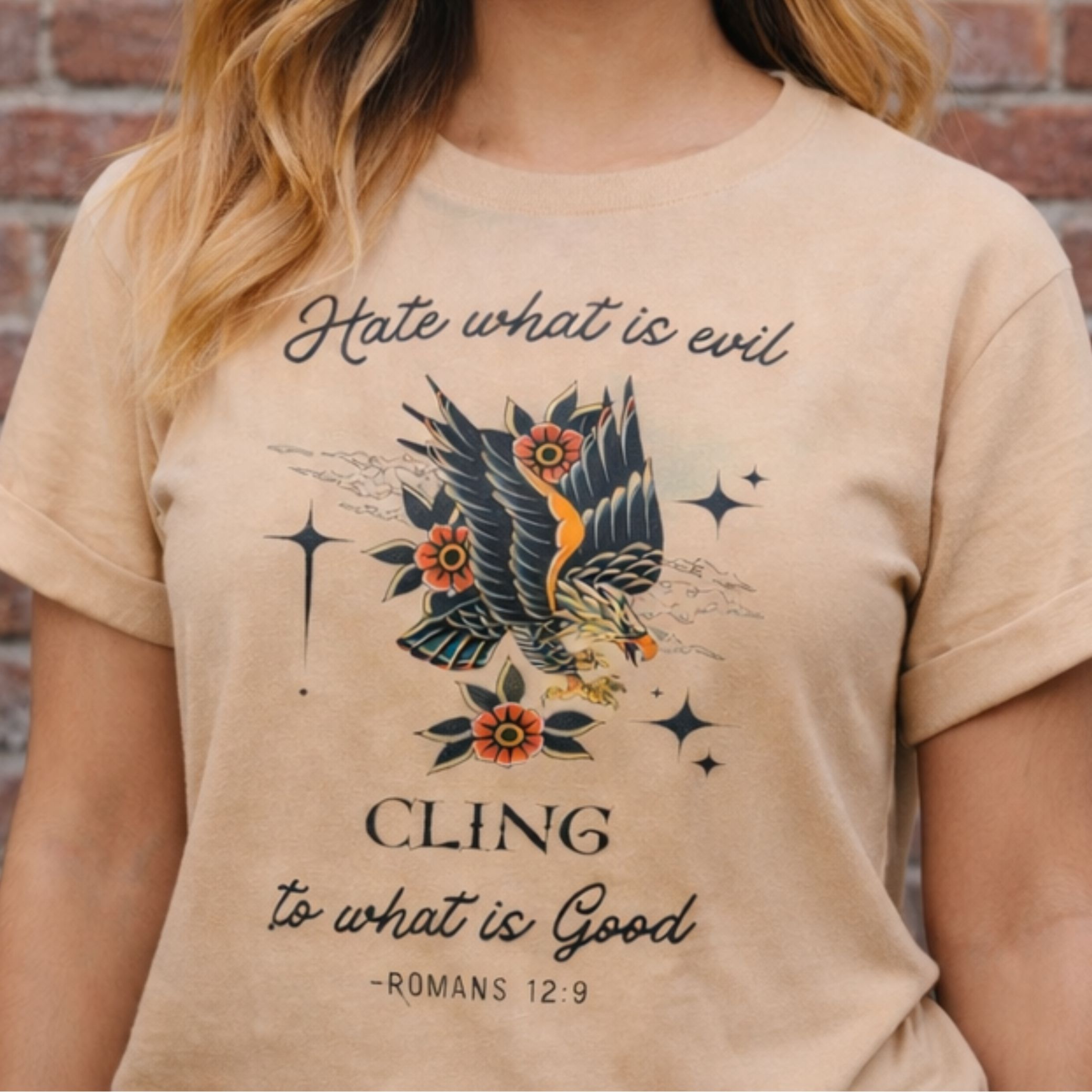 'Cling To Good' Short Sleeve Tee product thumbnail image 'Cling To Good' Short Sleeve Tee product thumbnail image