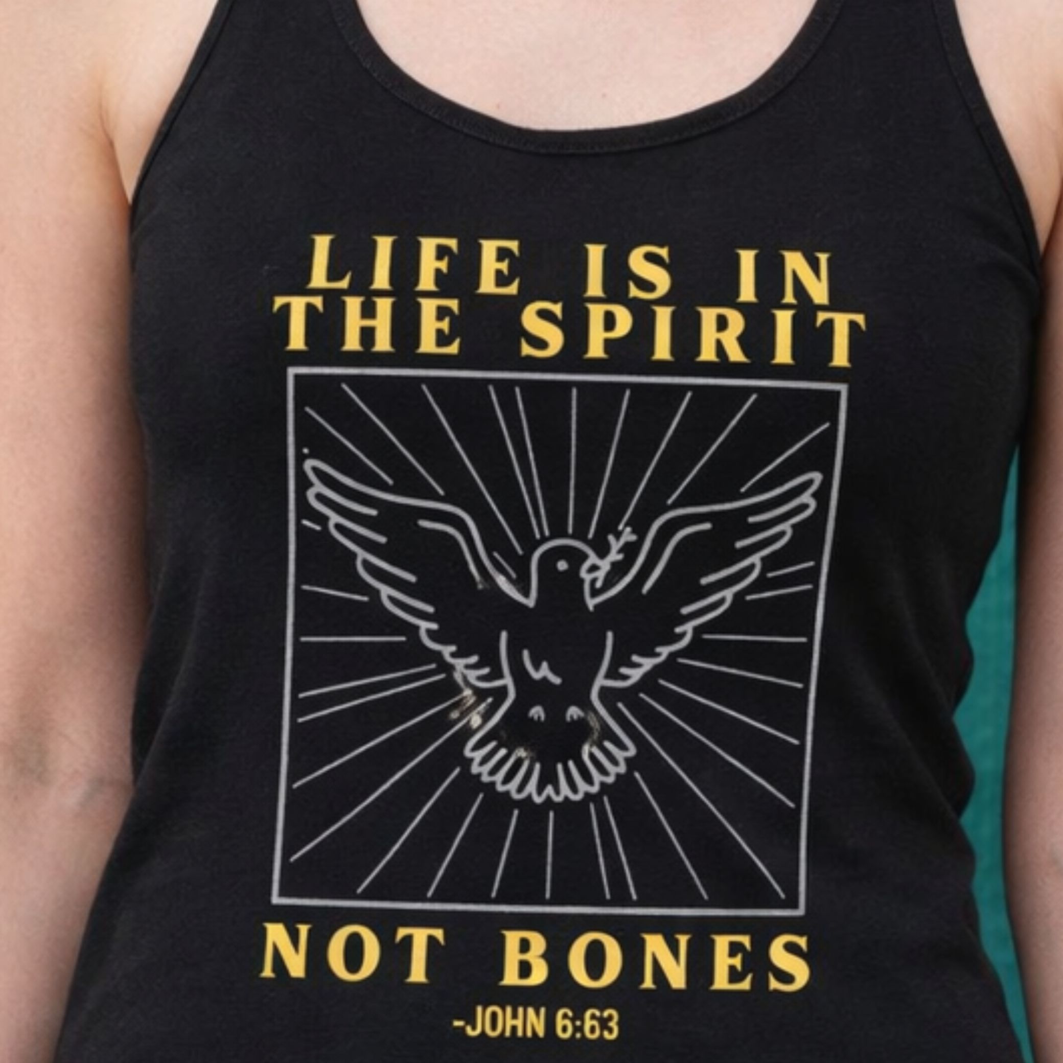 'Life Is In The Spirit' Racerback Tank