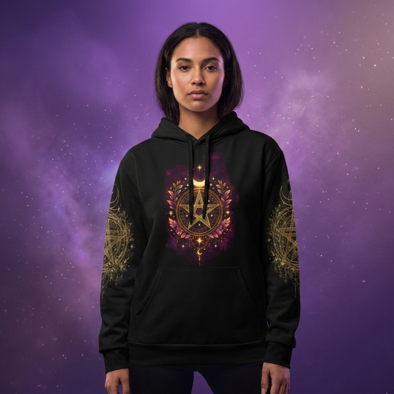 Dark Minimal Aesthetic Hoodie -  "The Void Collection"  product thumbnail image