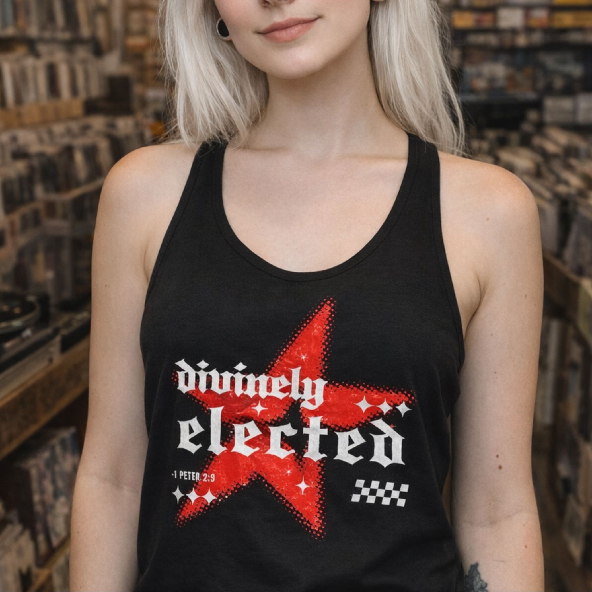 'Divinely Elected' Racerback Tank