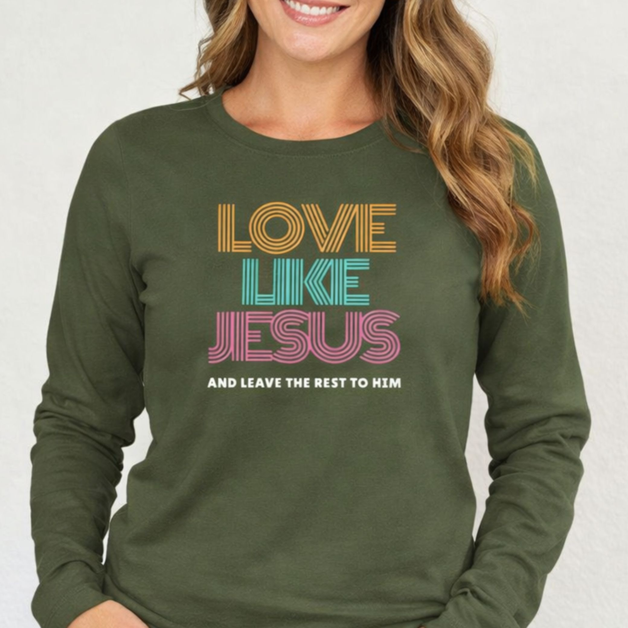 'Love Like Jesus' Long Sleeve Tee product thumbnail image