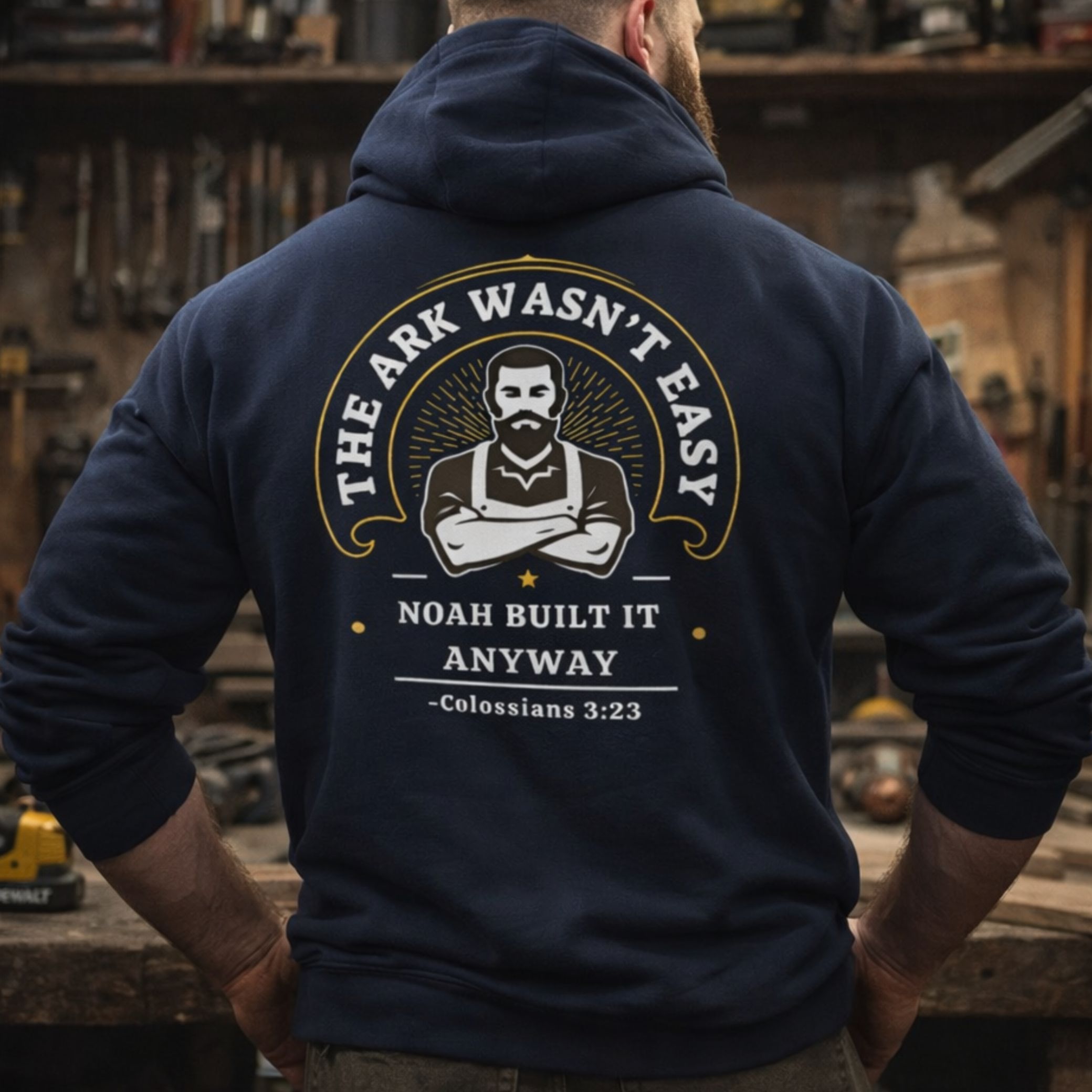 'Noah Built It Anyway' Midweight Hoodie