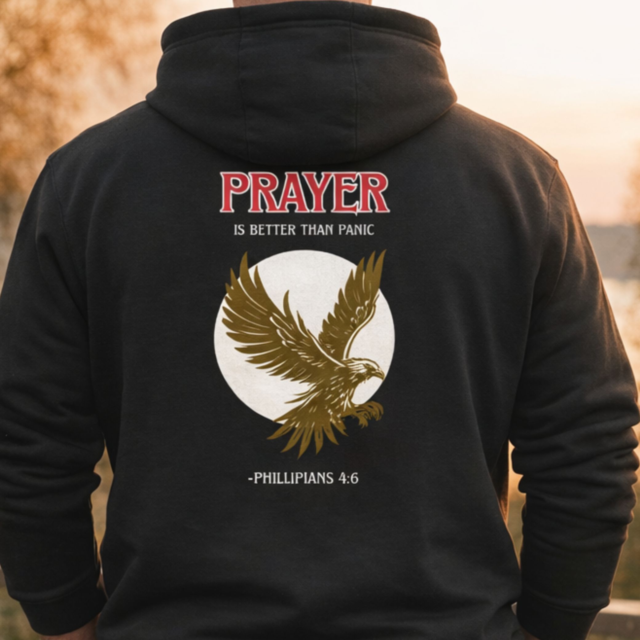 'Prayer Is Better' Midweight Hoodie product thumbnail image