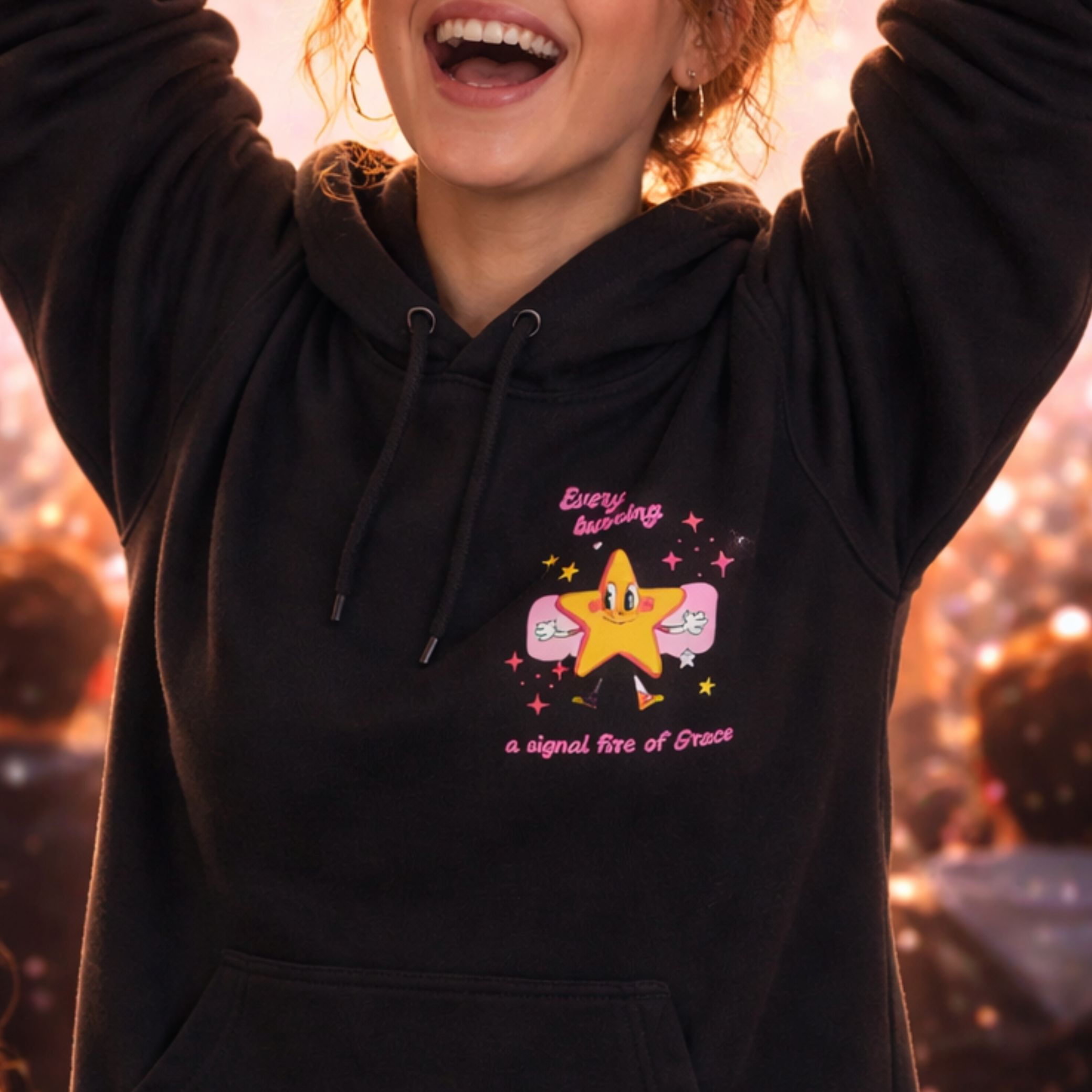 'Every Burning Star' Midweight Hoodie product thumbnail image