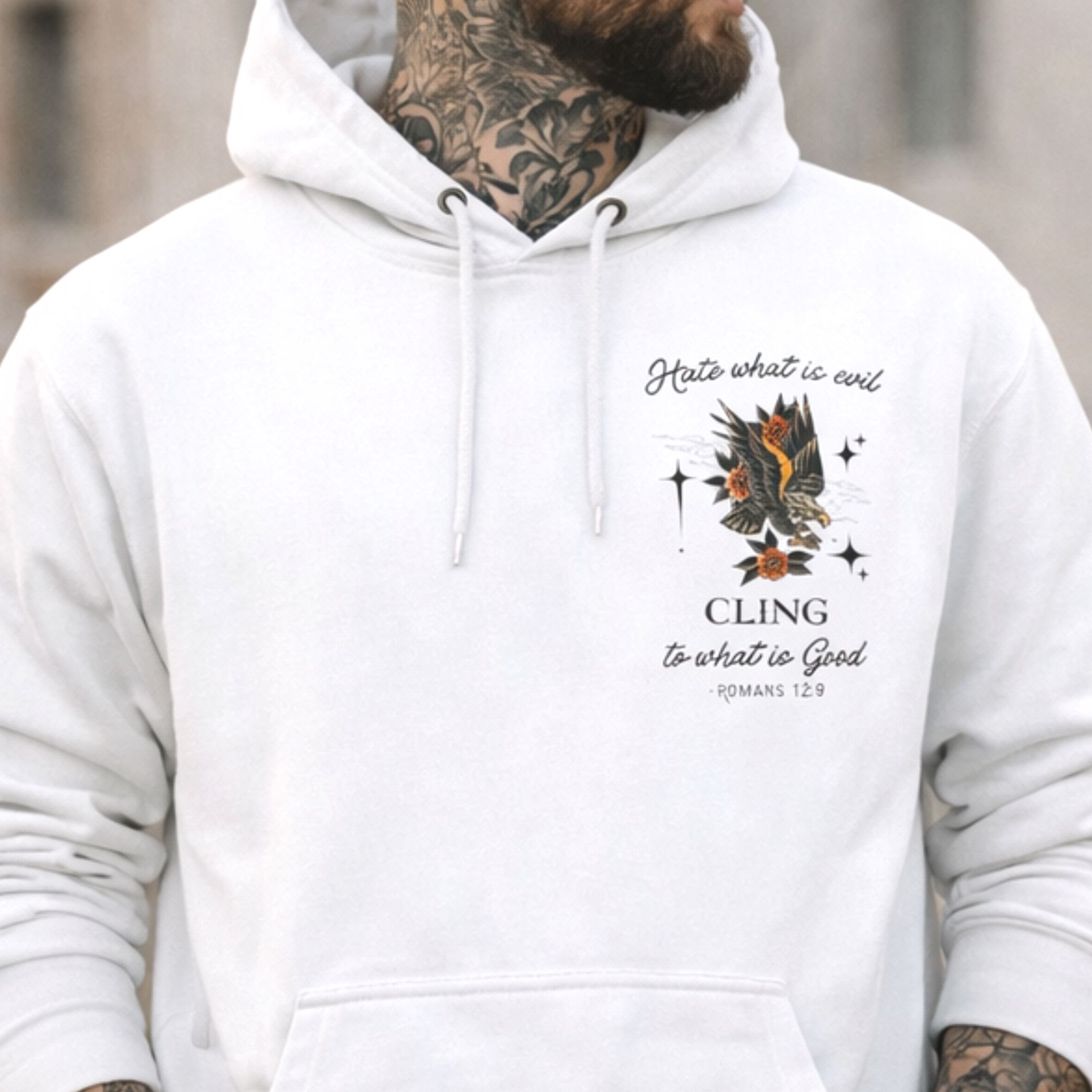 'Cling To Good' Midweight Hoodie product thumbnail image 'Cling To Good' Midweight Hoodie product thumbnail image