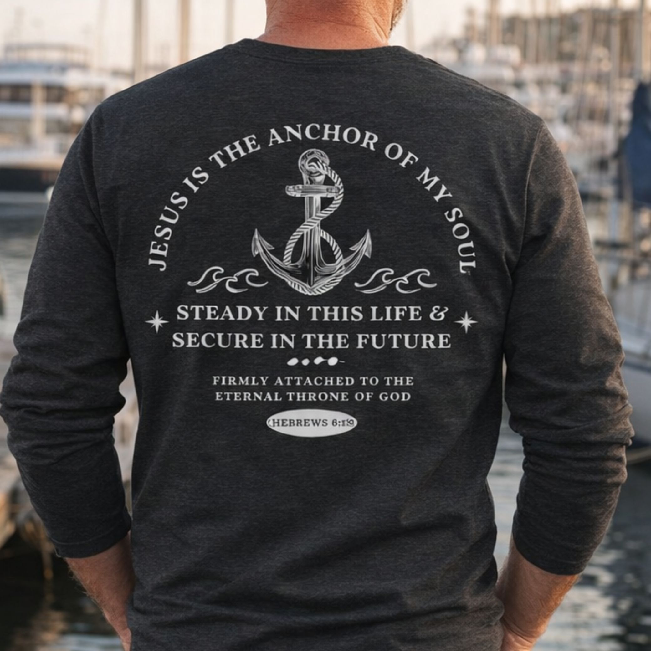 'Anchor Of My Soul' Long Sleeve Tee product thumbnail image