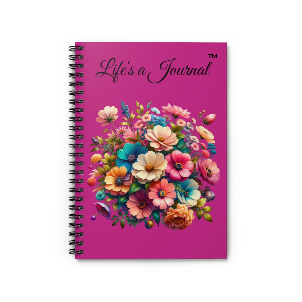Floral Life's a Journal | 120-Page Spiral Notebook for Self-Care, Mindfulness product thumbnail image Floral Life's a Journal | 120-Page Spiral Notebook for Self-Care, Mindfulness product thumbnail image