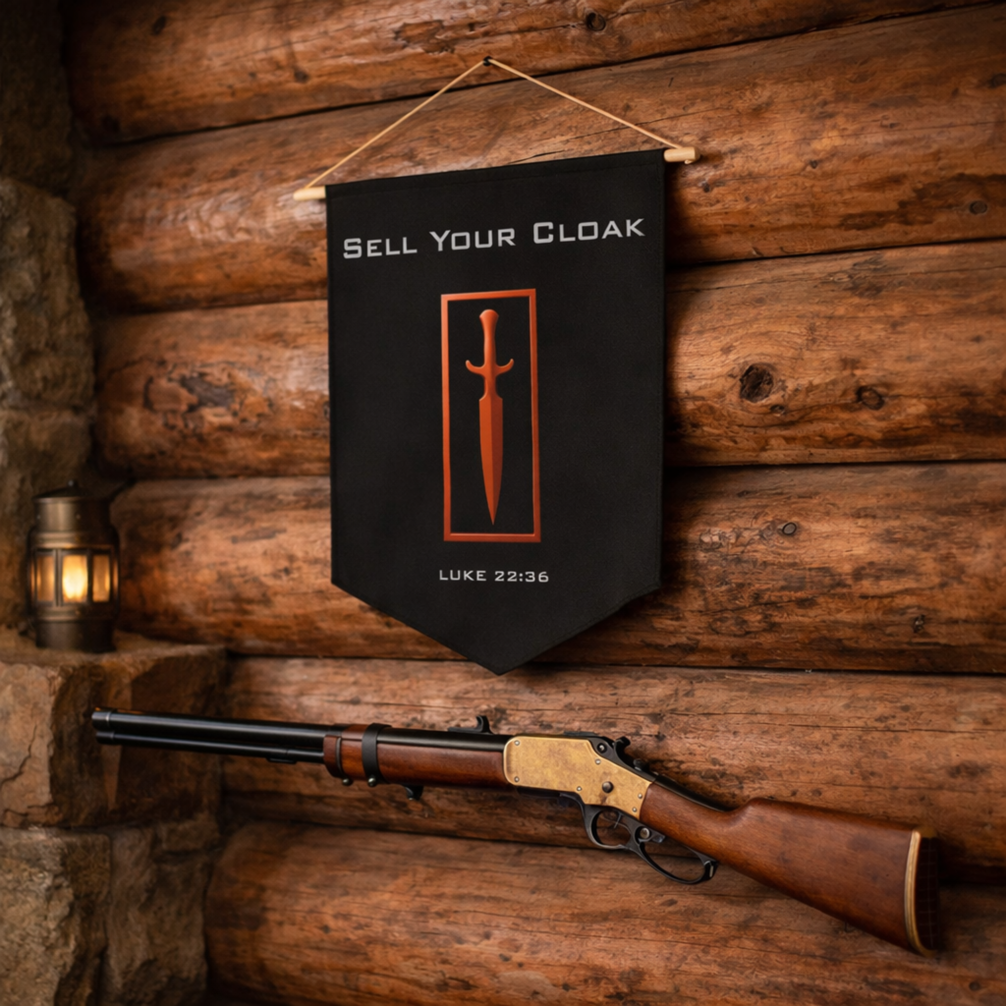 Sell Your Cloak Pennant, Motivational Banner for Home Office, Study, Gear Room, Gun Closet