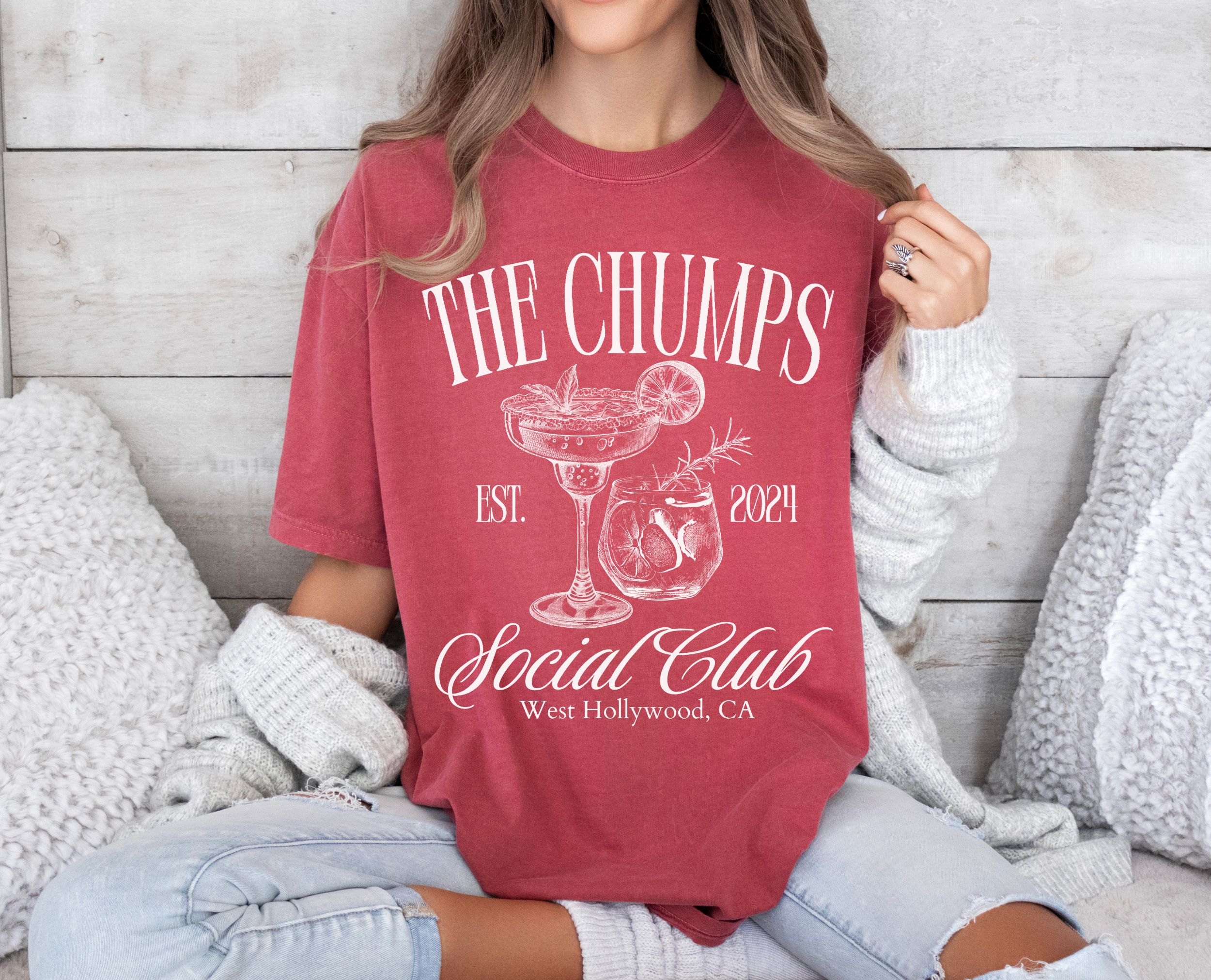 The Chumps Social Club Comfort Colors tee product thumbnail image