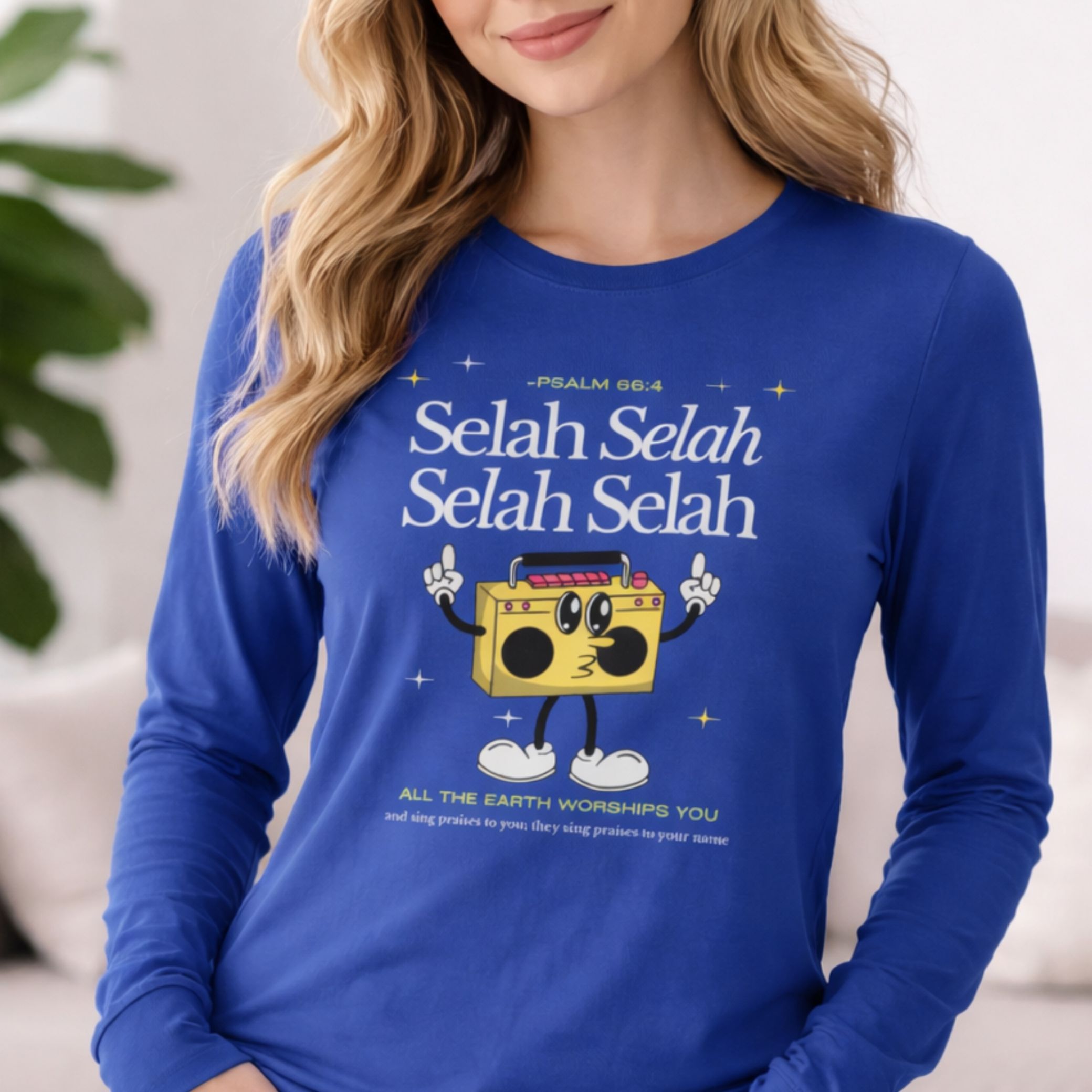 'Selah' Long Sleeve Tee product thumbnail image 'Selah' Long Sleeve Tee product thumbnail image