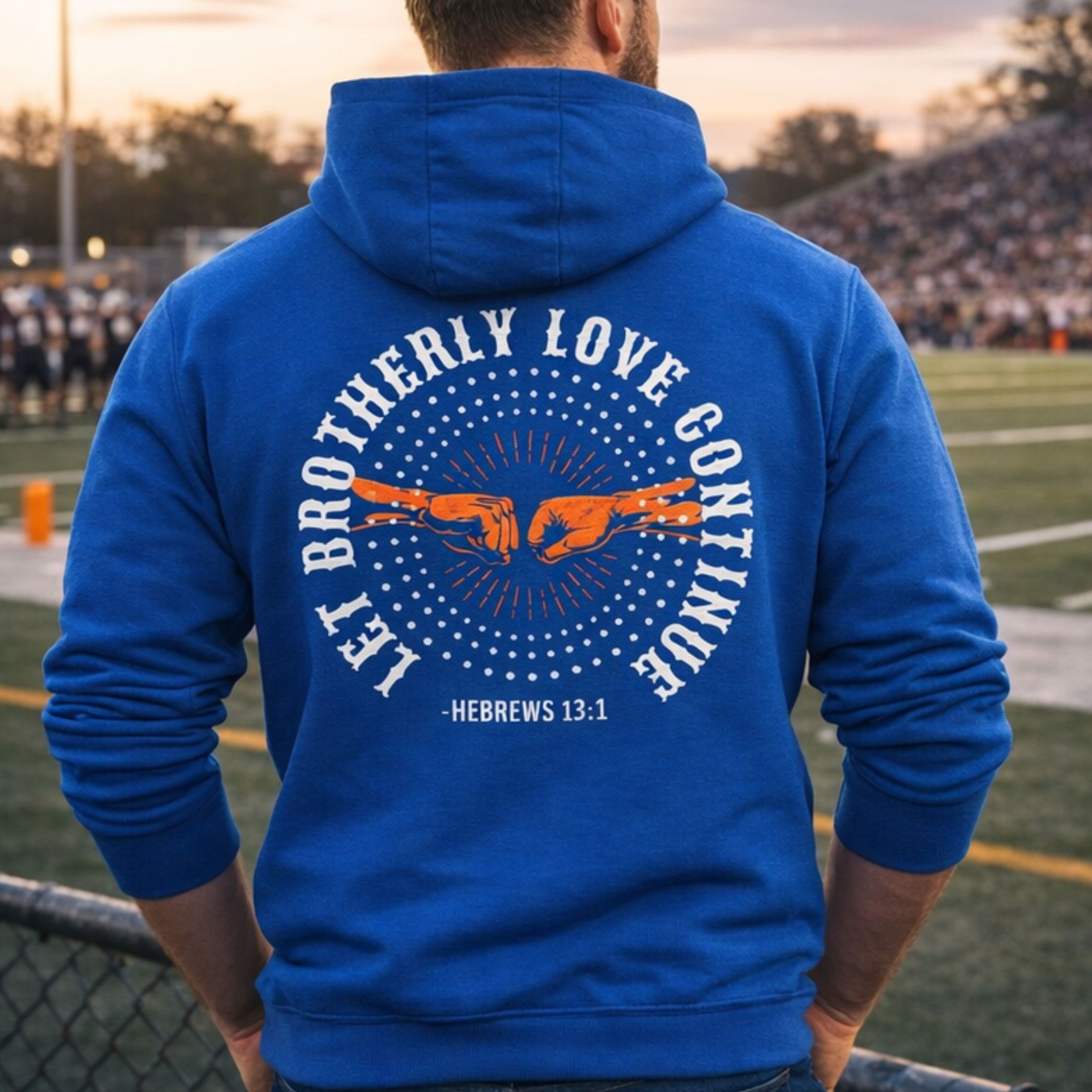'Brotherly Love' Midweight Hoodie