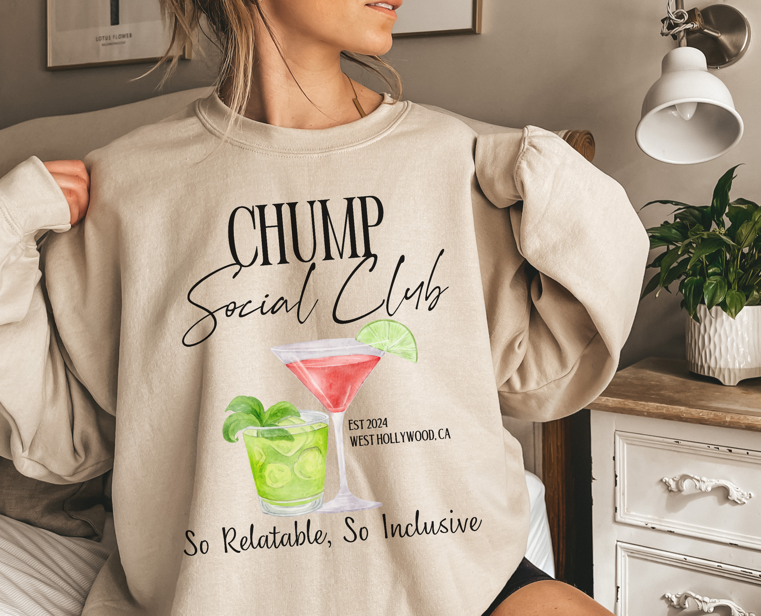 Chump Cocktail Social Club Cozy Sweatshirt