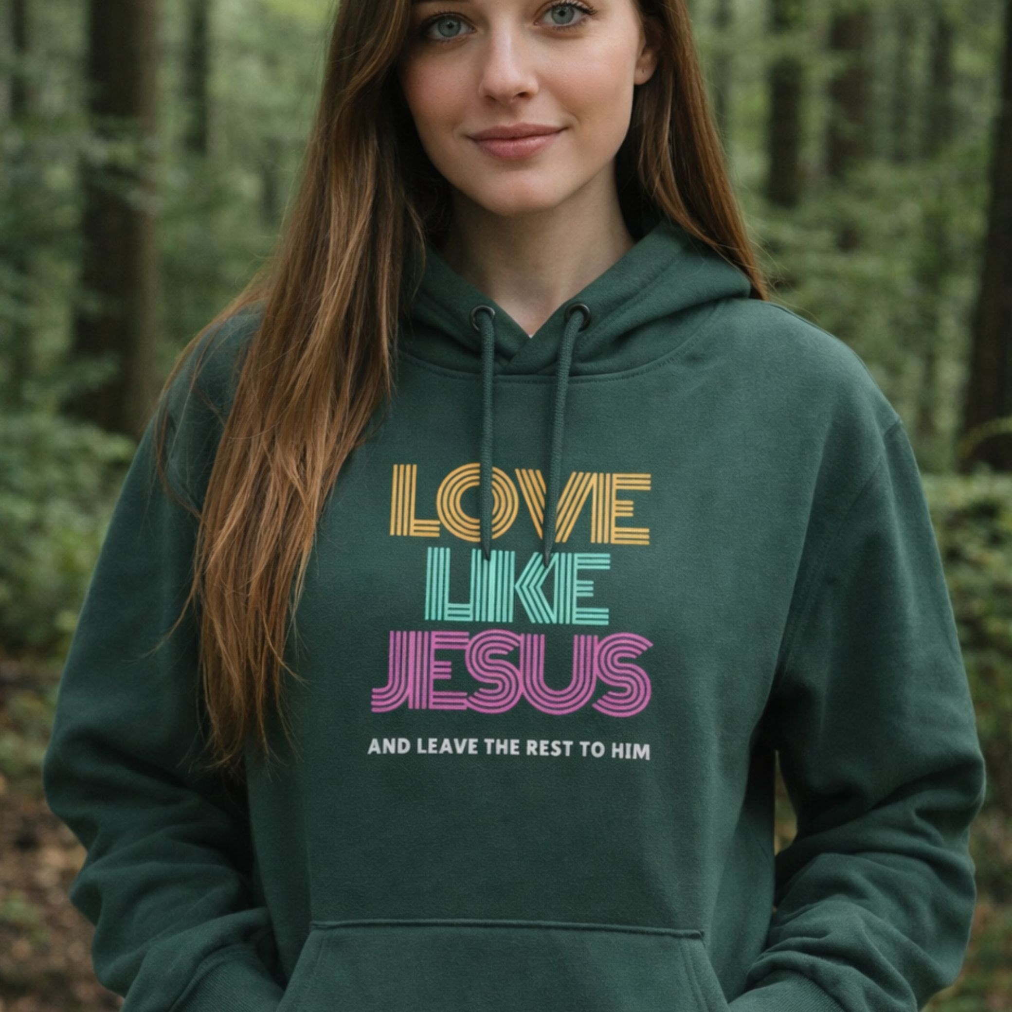 'Love Like Jesus' Midweight Hoodie