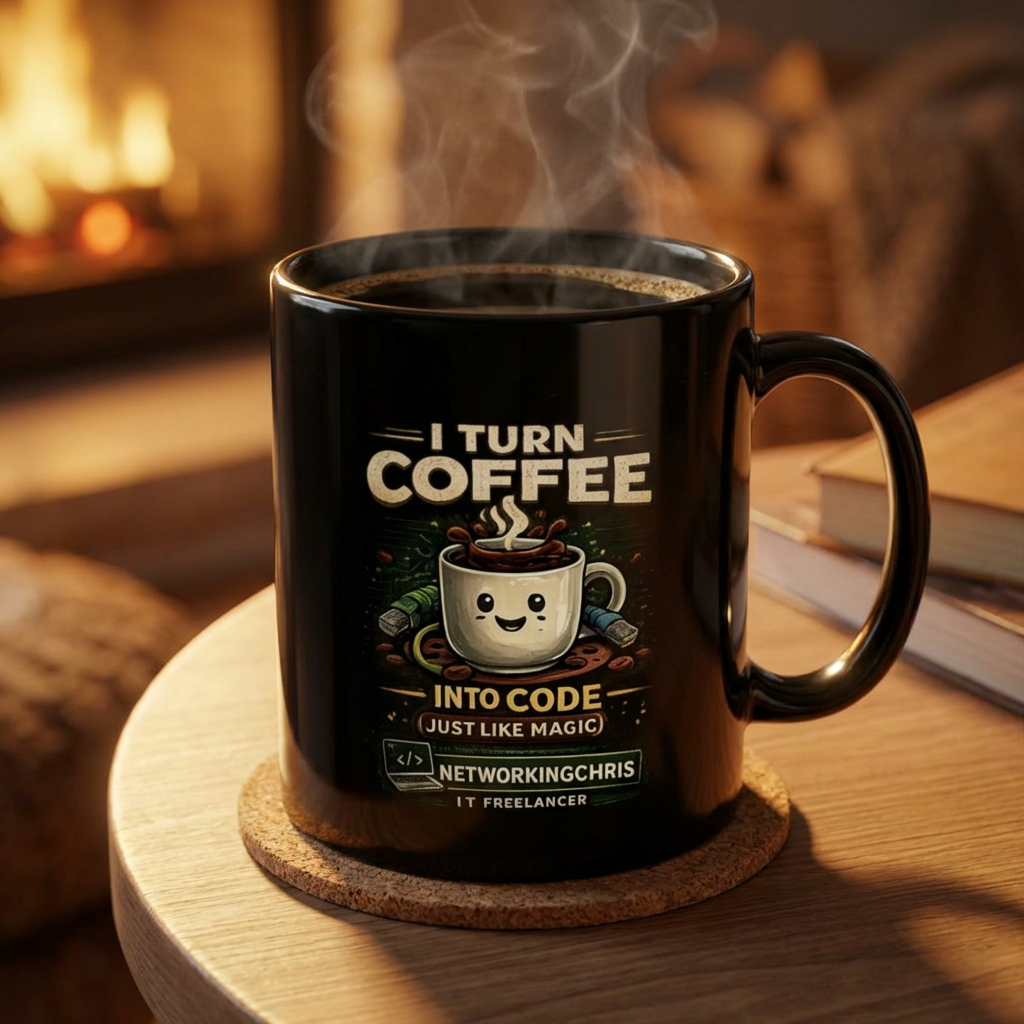 I Turn Coffee Into Code Mug — Funny Programmer Coffee Cup (11oz) product thumbnail image I Turn Coffee Into Code Mug — Funny Programmer Coffee Cup (11oz) product thumbnail image