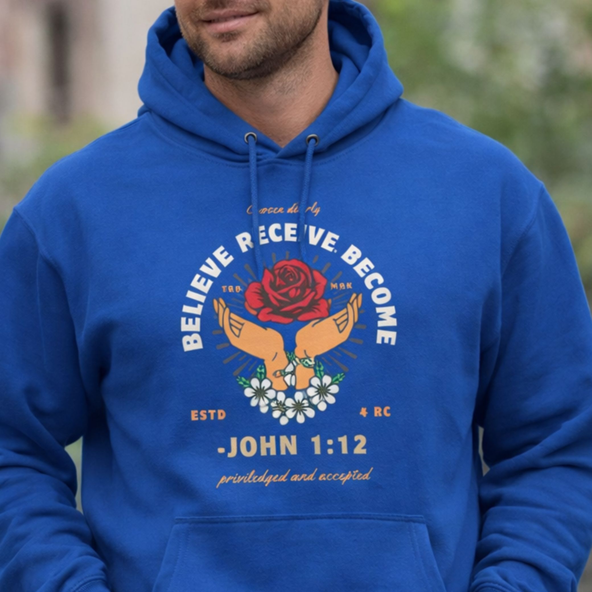 'Believe - Receive - Become' Midweight Hoodie