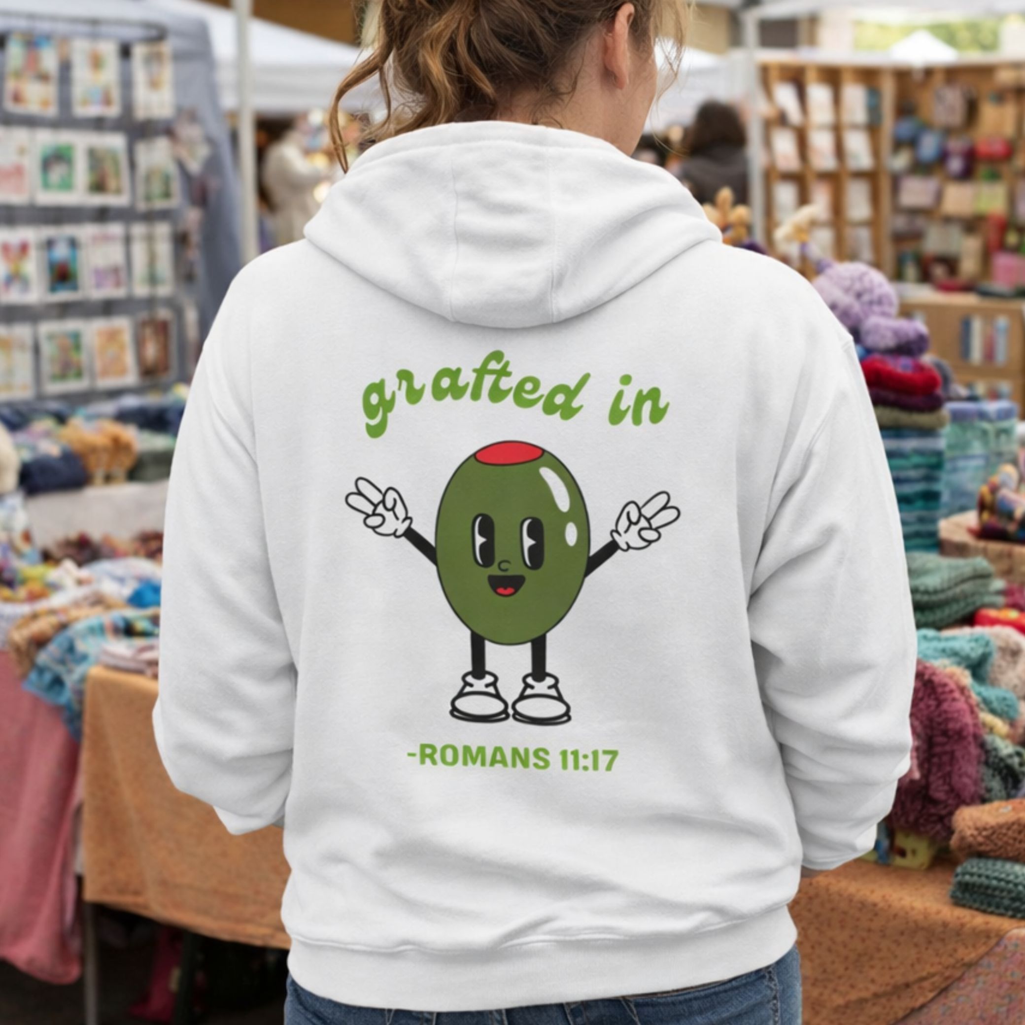 'Grafted In' Midweight Hoodie product thumbnail image