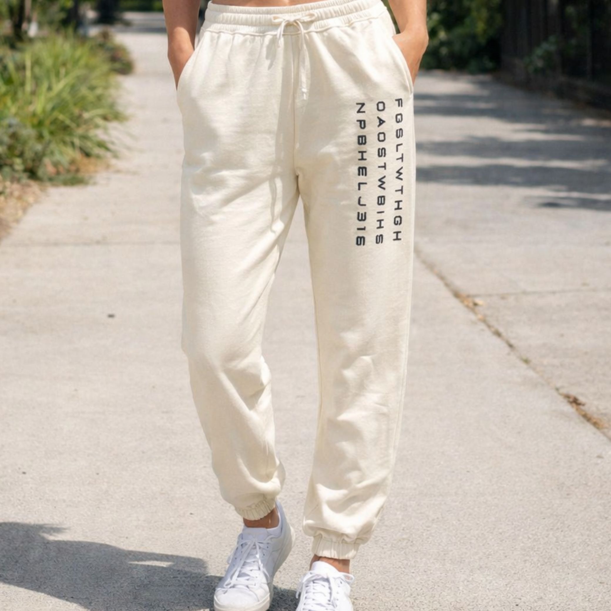 'John 3:16' Vertical Script Sweatpants product thumbnail image 'John 3:16' Vertical Script Sweatpants product thumbnail image