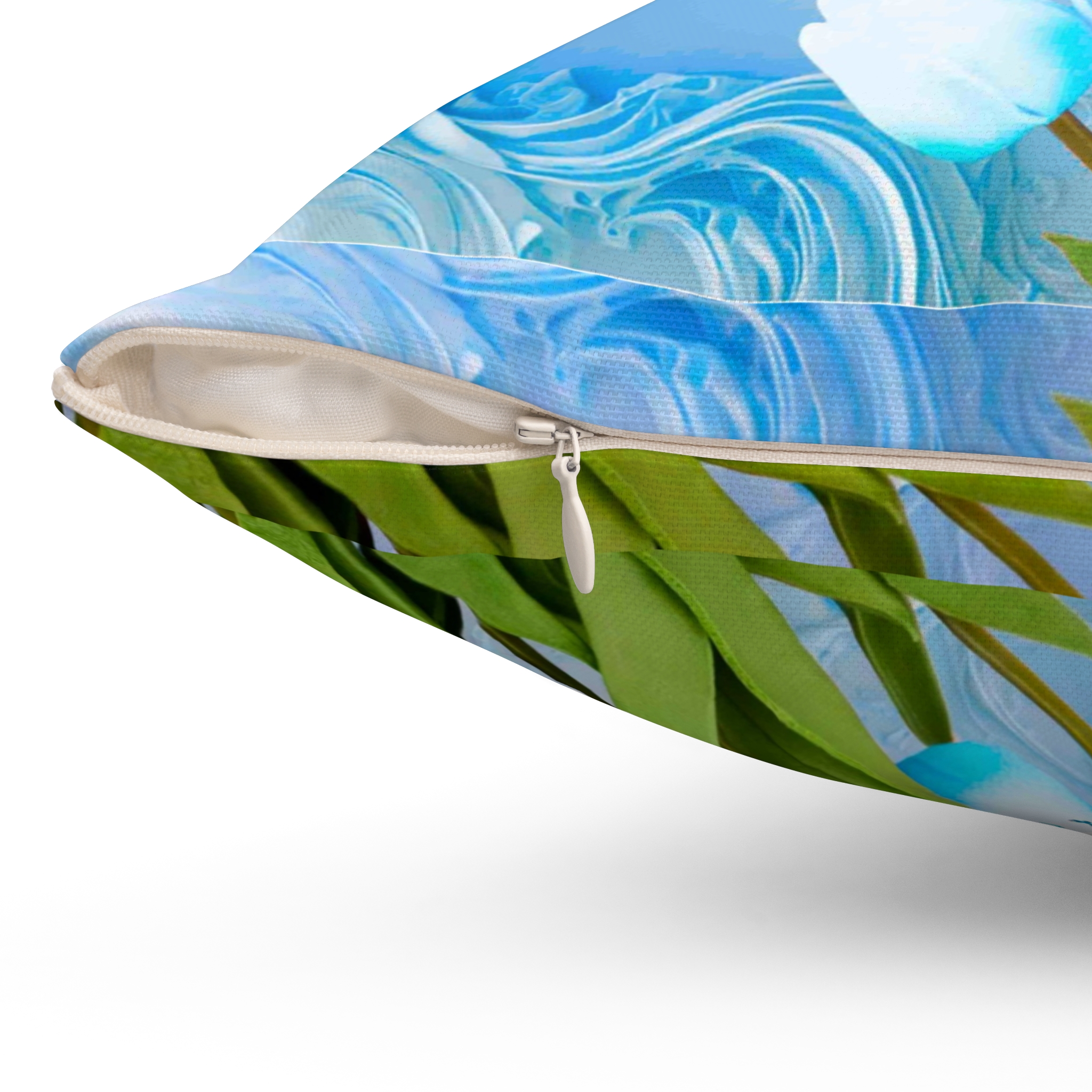 Happy Mother's Day tulips Pillow | Mother's Day decor, blue floral square couch cushion product thumbnail image Happy Mother's Day tulips Pillow | Mother's Day decor, blue floral square couch cushion product thumbnail image