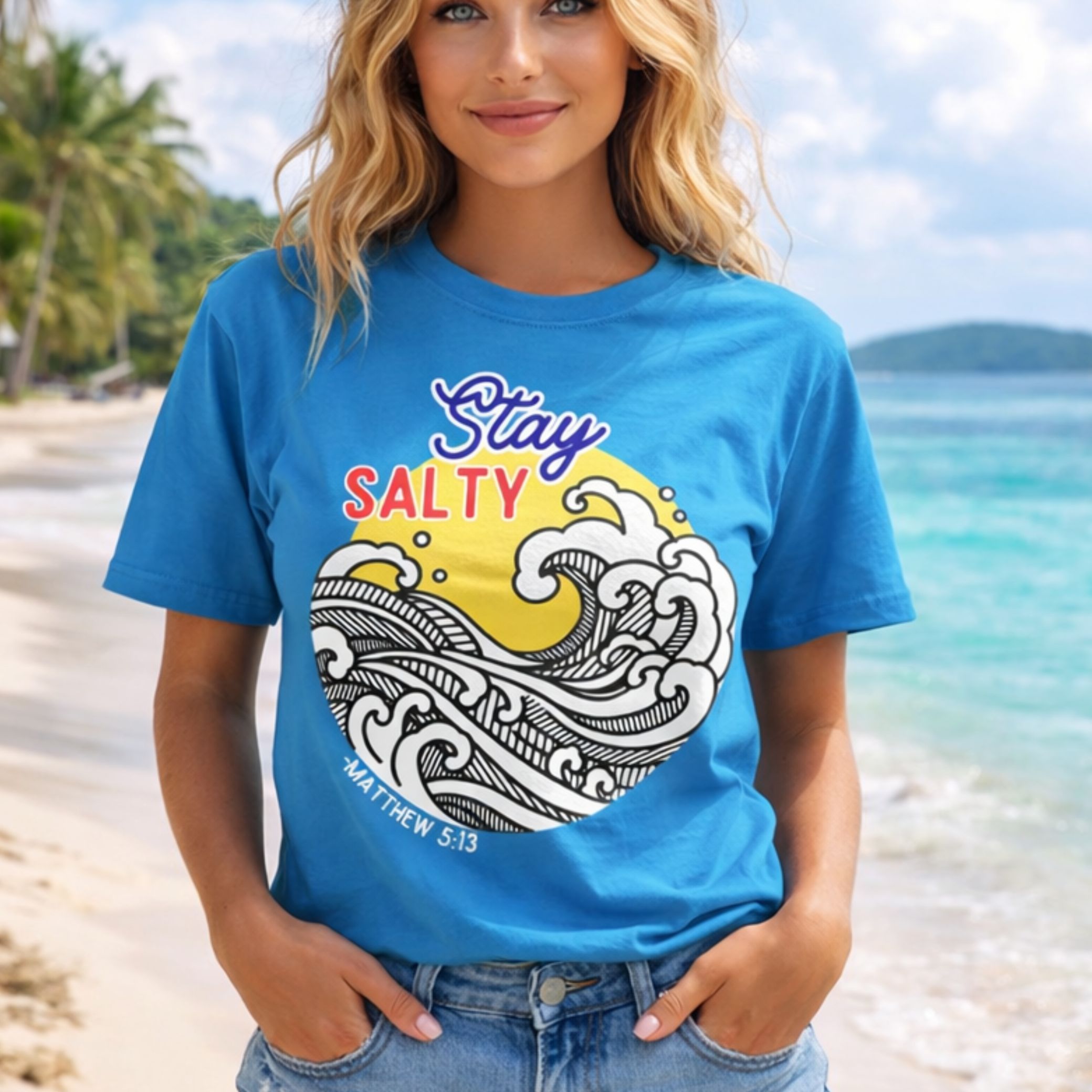 'Stay Salty' short Sleeve Tee product thumbnail image 'Stay Salty' short Sleeve Tee product thumbnail image