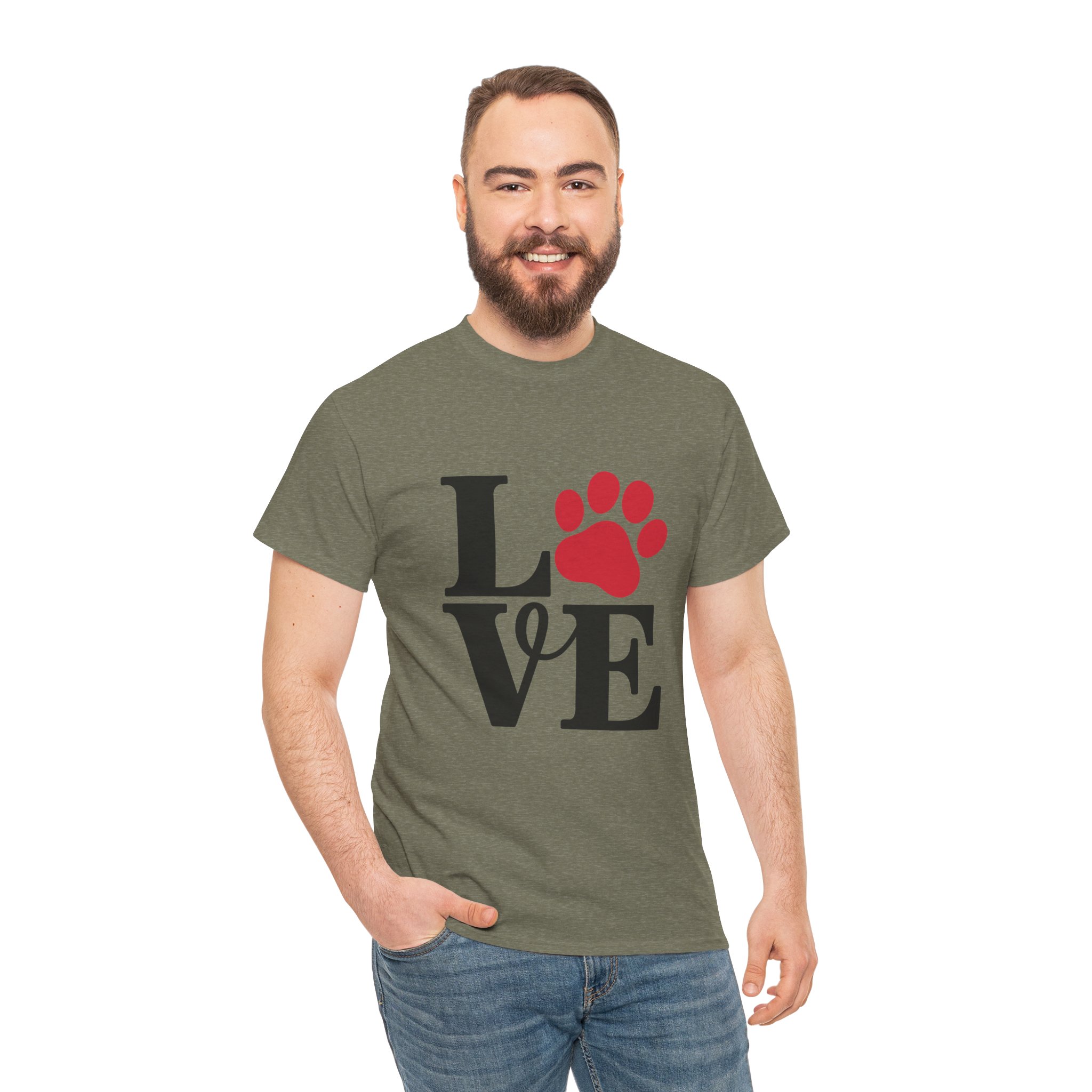 LOVE Red Paw T-Shirt