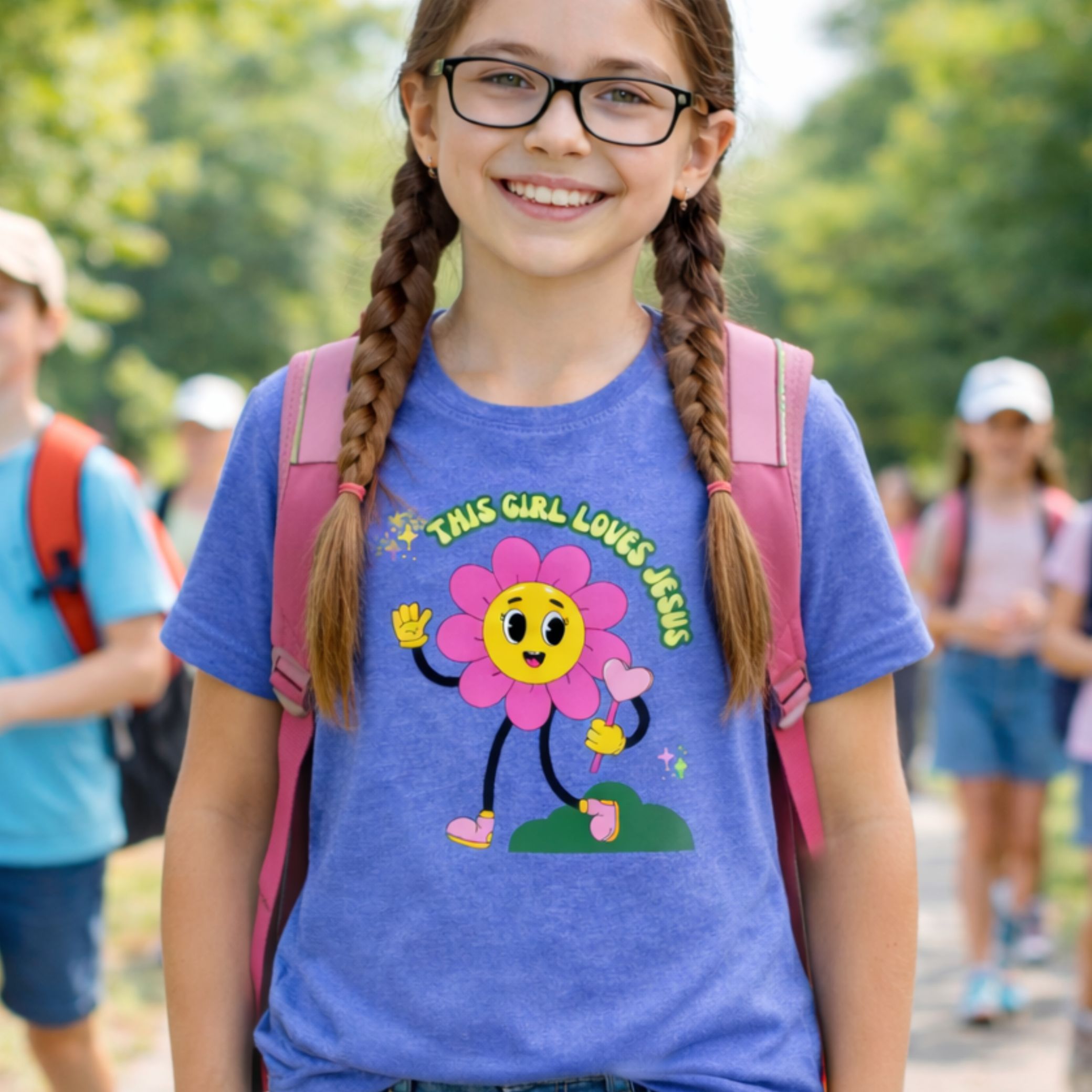 'This Girl Loves Jesus' Youth Short Sleeve product thumbnail image