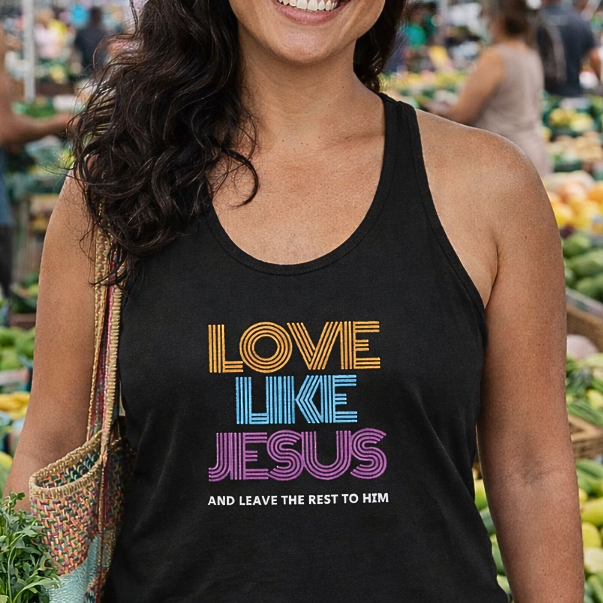 'Love Like Jesus' Racerback Tank