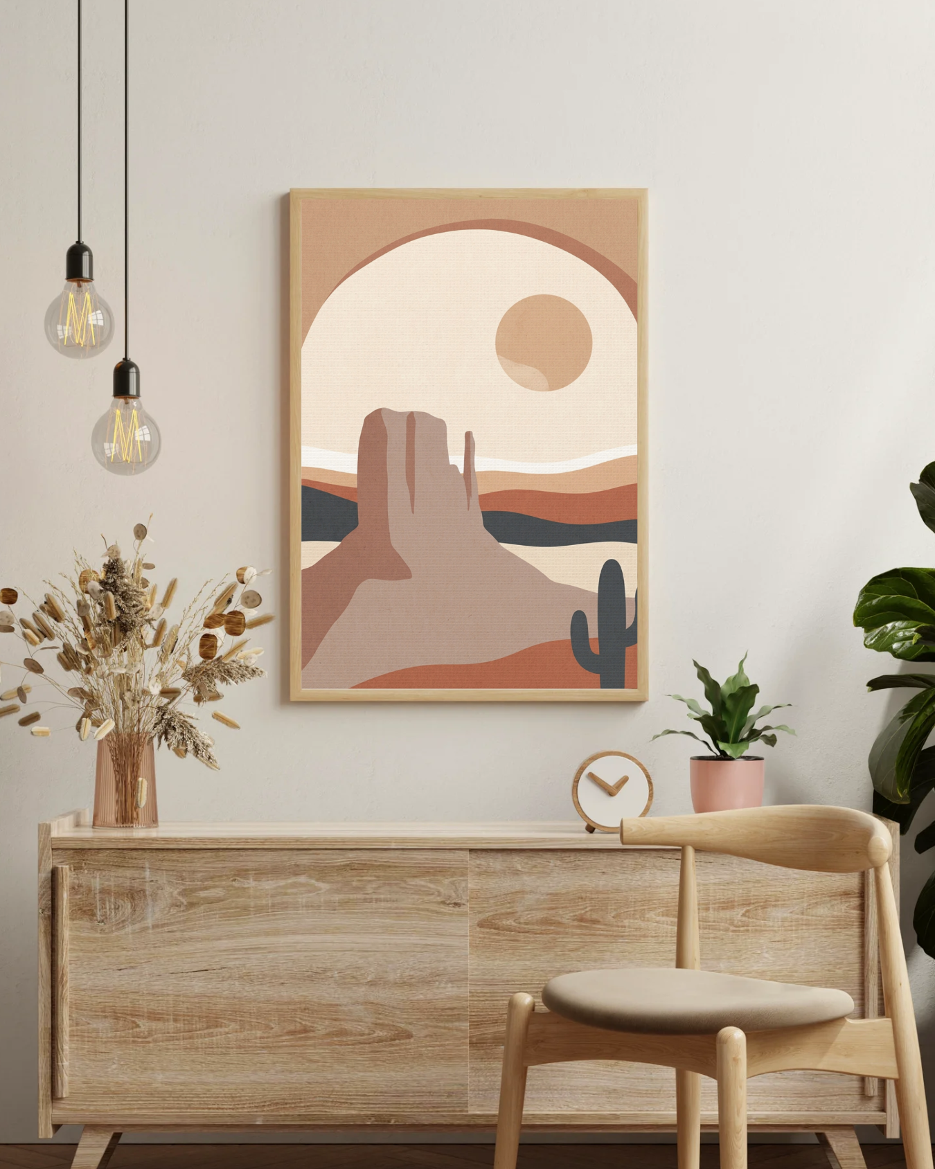 Desert Sunset Wall art