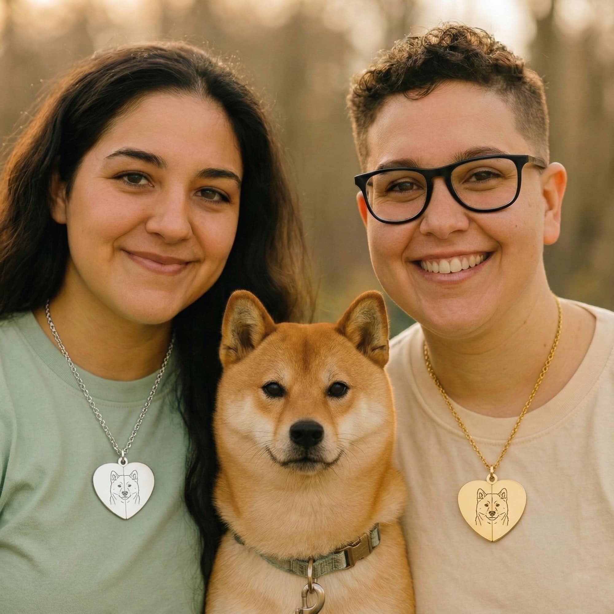 Custom Hidden Heart Necklace - Queer Pet Mom Mother's Day Gift - 316L Steel product thumbnail image Custom Hidden Heart Necklace - Queer Pet Mom Mother's Day Gift - 316L Steel product thumbnail image