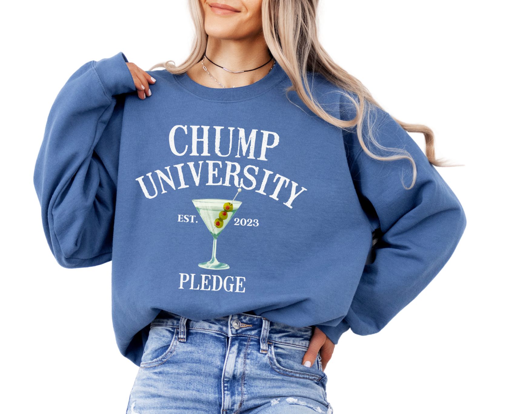 Chump University Pledge Cozy Sweatshirt product thumbnail image