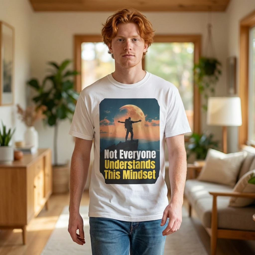 Mindset Graphic T-Shirt — "Not Everyone Understands This Mindset" Motivational Tee