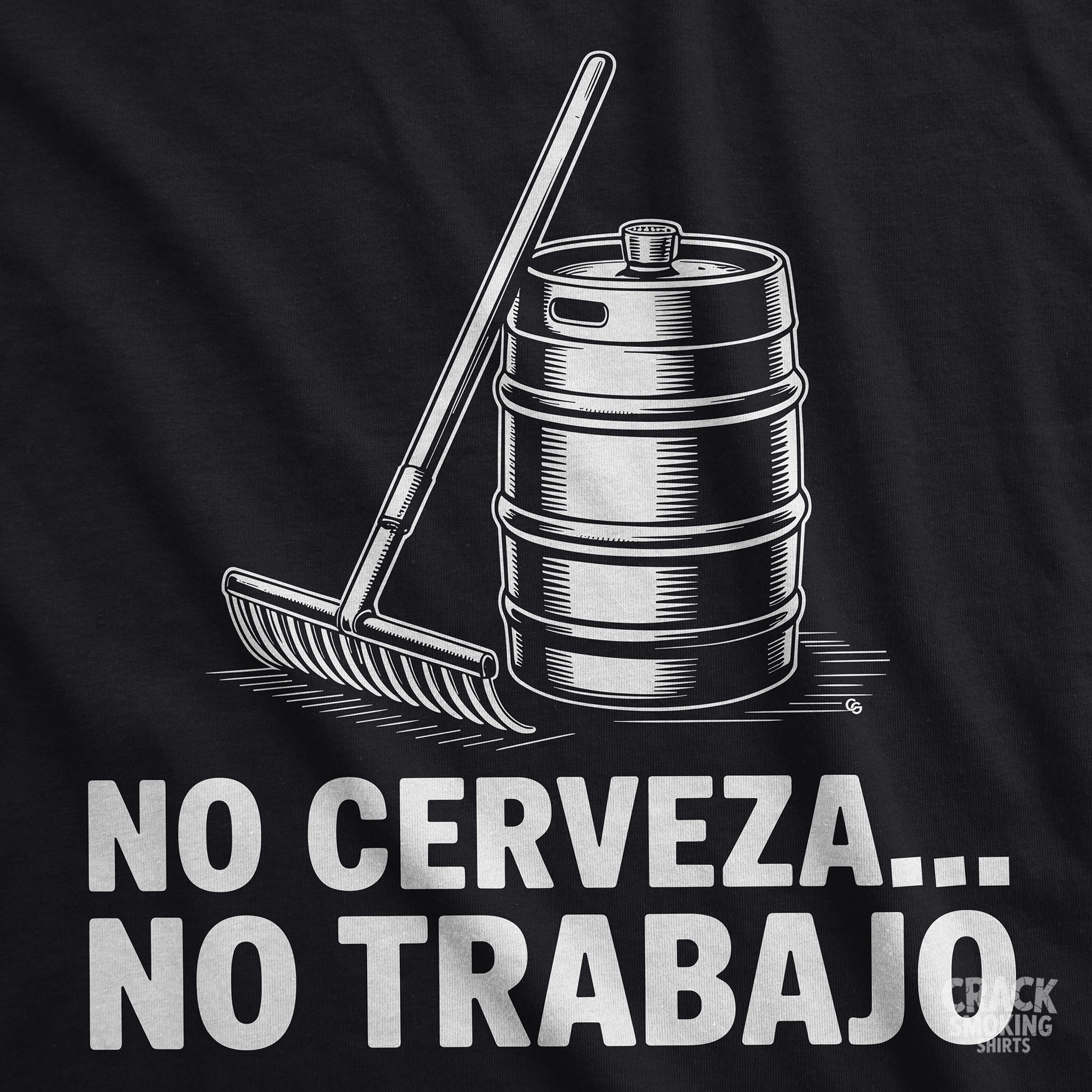 No Cerveza No Trabajo – Funny Spanish Beer Worker Humor Unisex T-Shirt product thumbnail image