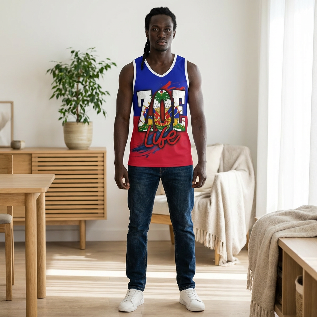 Haitian Pride ZOE Life Basketball Jersey product thumbnail image Haitian Pride ZOE Life Basketball Jersey product thumbnail image